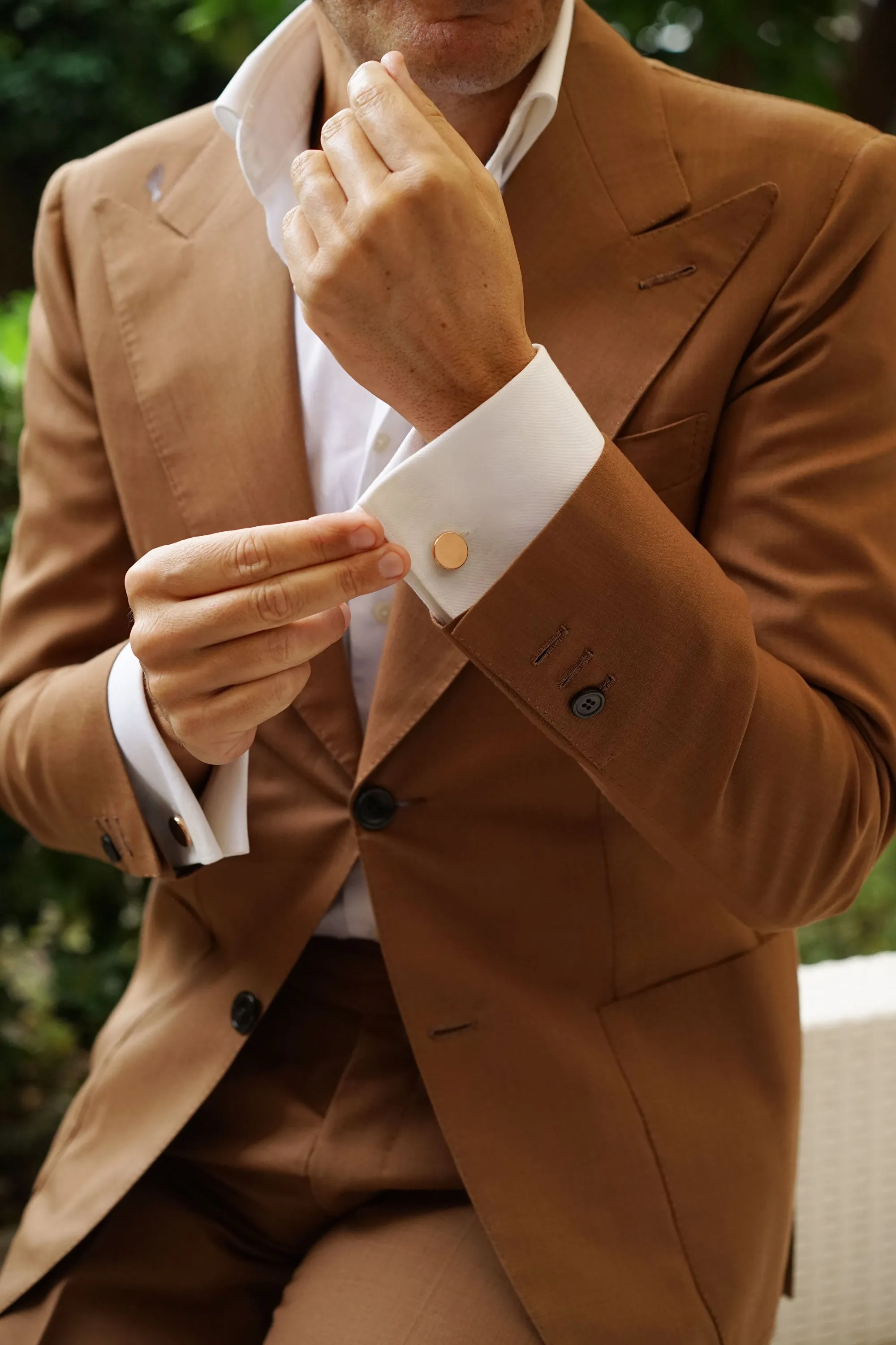 L'Atalante Rose Gold Cufflinks sold by OTAA product image thumbnail 4