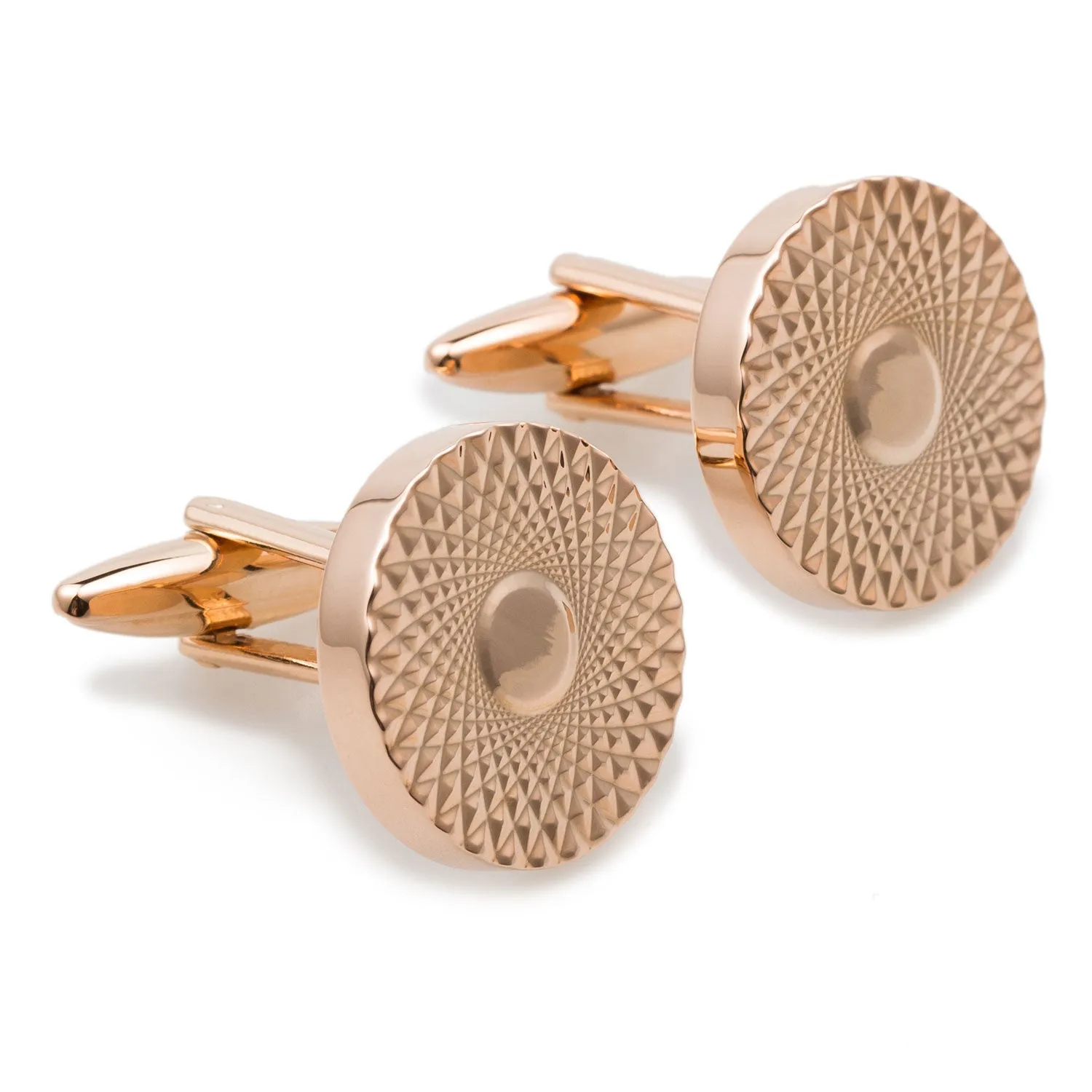Royale Rose Gold Cufflinks sold by OTAA product image thumbnail 2