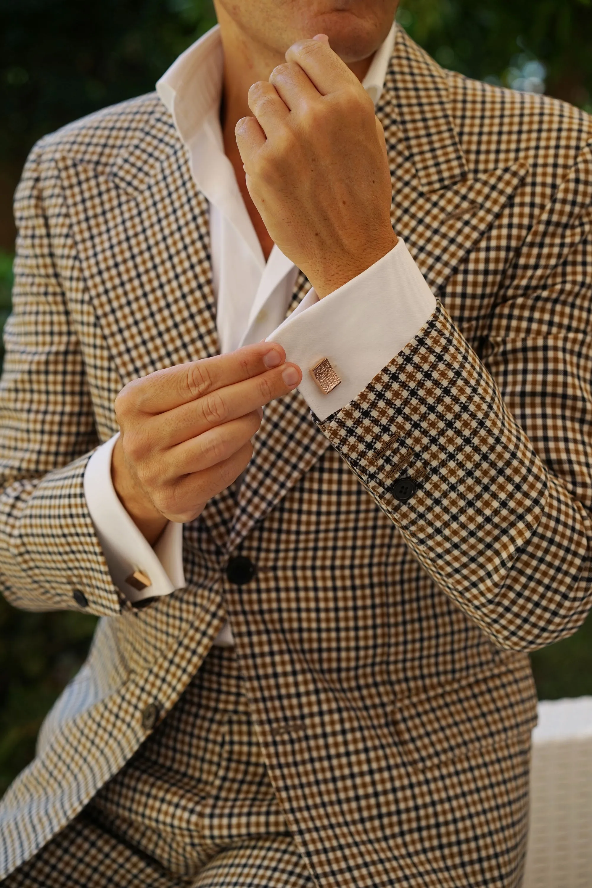 Nighy Rose Gold Cufflinks sold by OTAA product image thumbnail 4