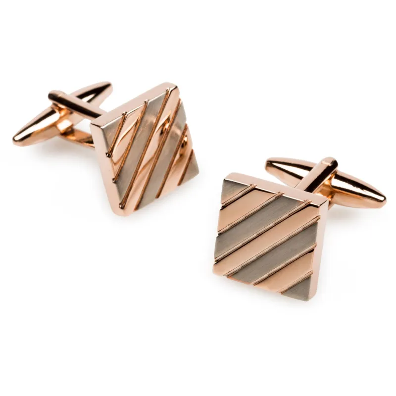 Sir Ian Rose Gold Cufflinks made by OTAA