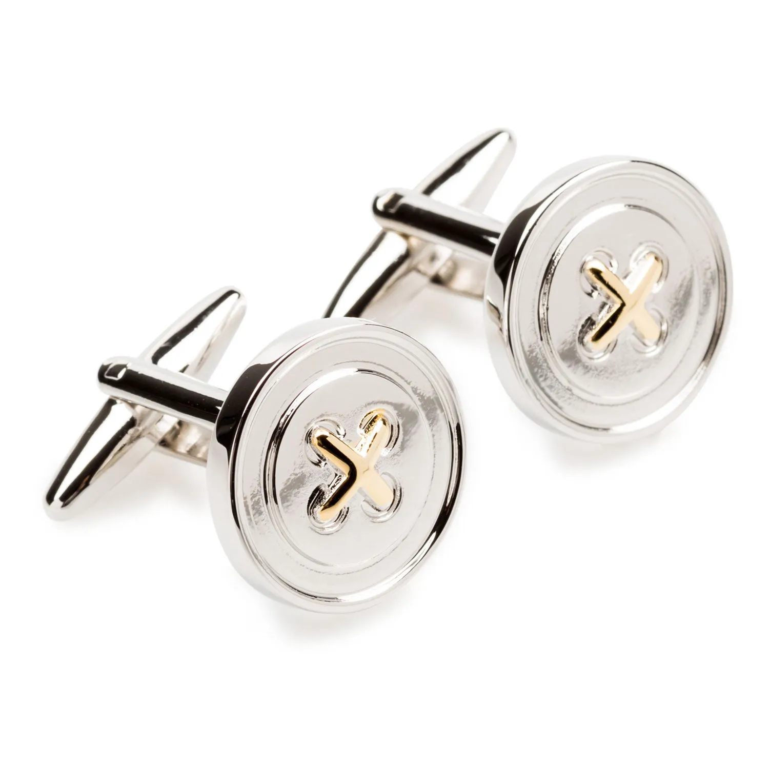 Mr Kingsley Button with Gold Cufflinks sold by OTAA product image thumbnail 2