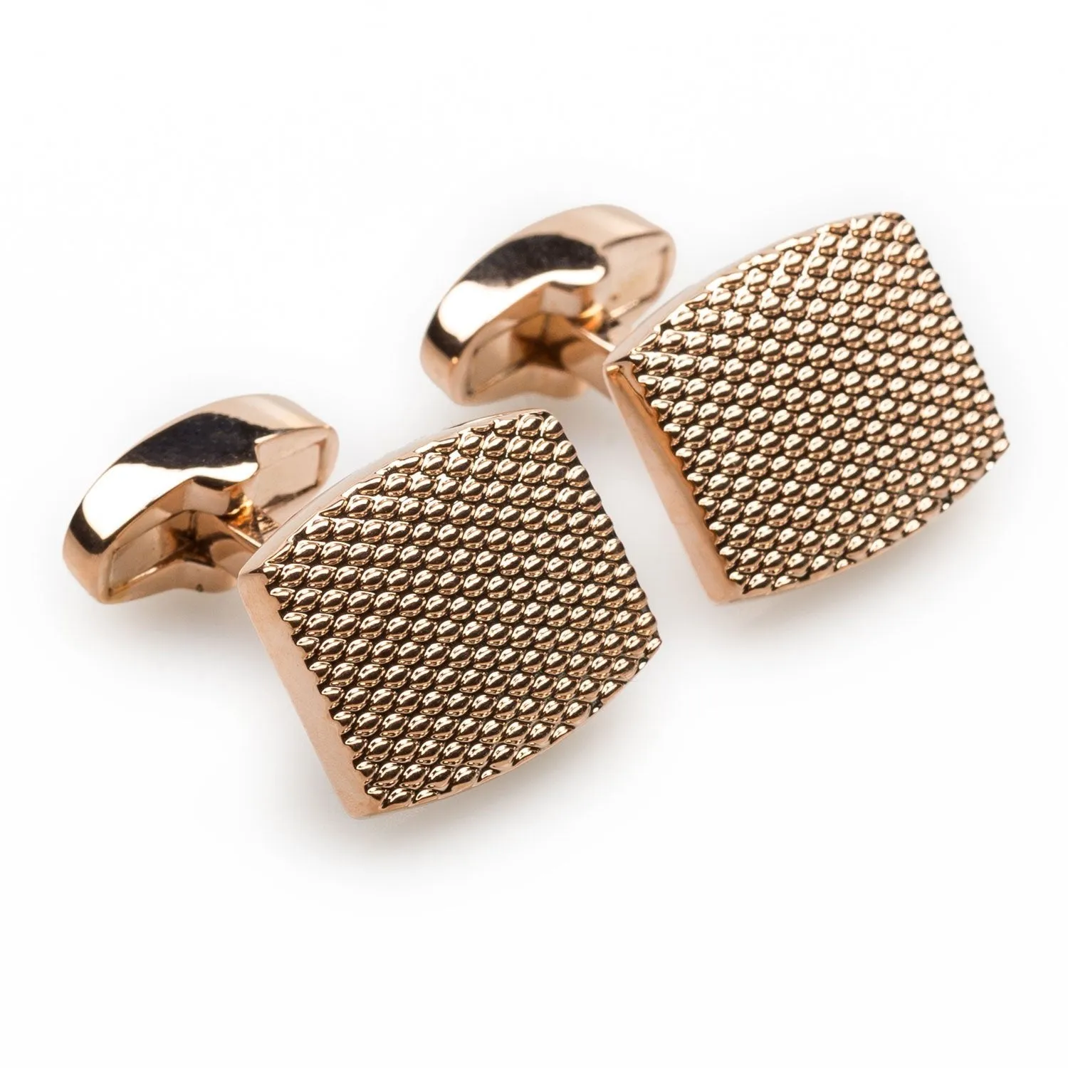 Honeycomb Rose Gold Cufflinks sold by OTAA product image thumbnail 2
