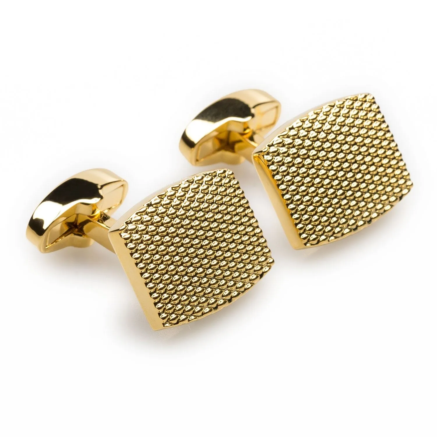 Honeycomb Gold Cufflinks sold by OTAA product image thumbnail 2