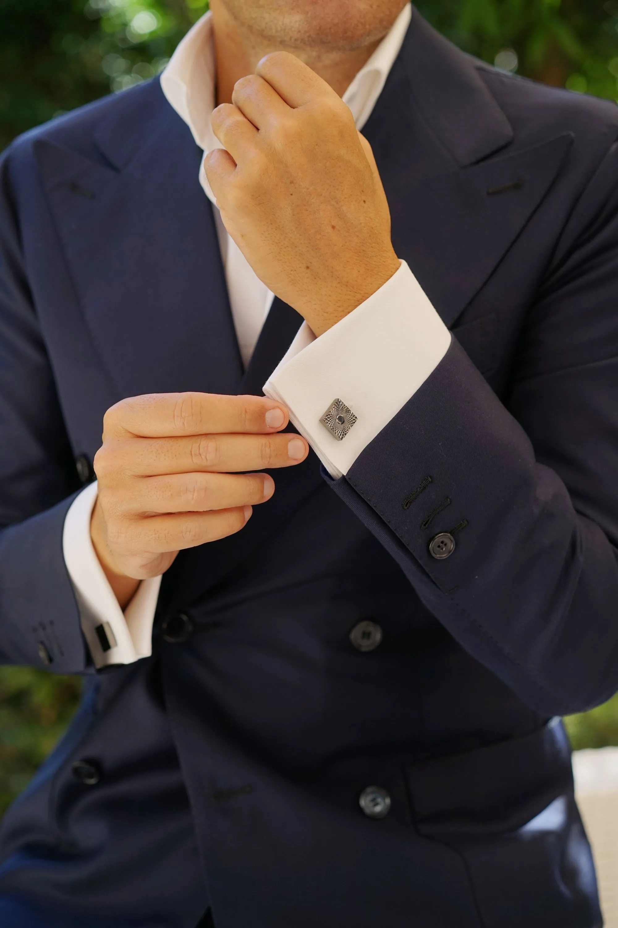 Mr Bond Gunmetal Cufflinks sold by OTAA product image thumbnail 5