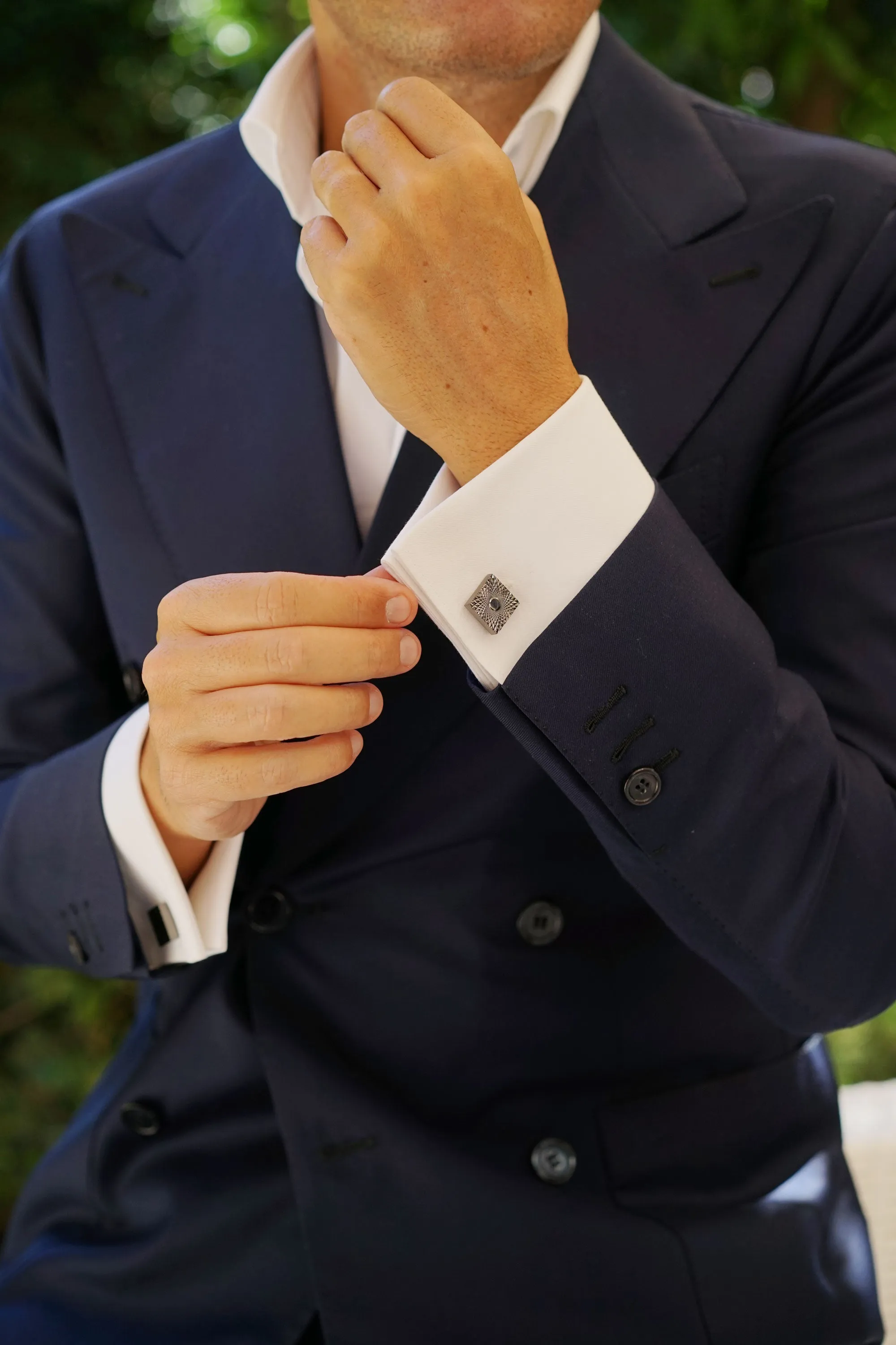 Mr Bond Gunmetal Cufflinks sold by OTAA product image thumbnail 4