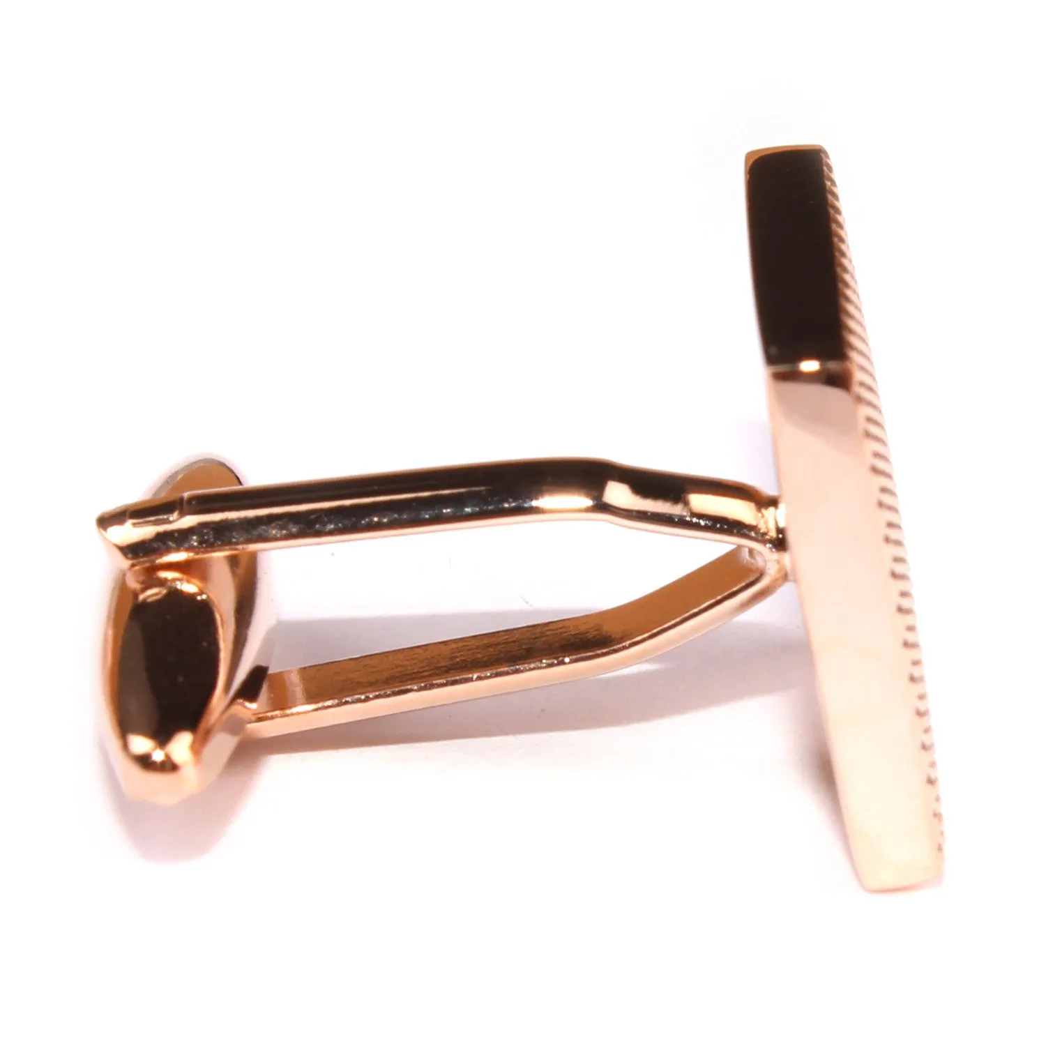 Square Studded Rose Gold Cufflinks sold by OTAA product image thumbnail 4