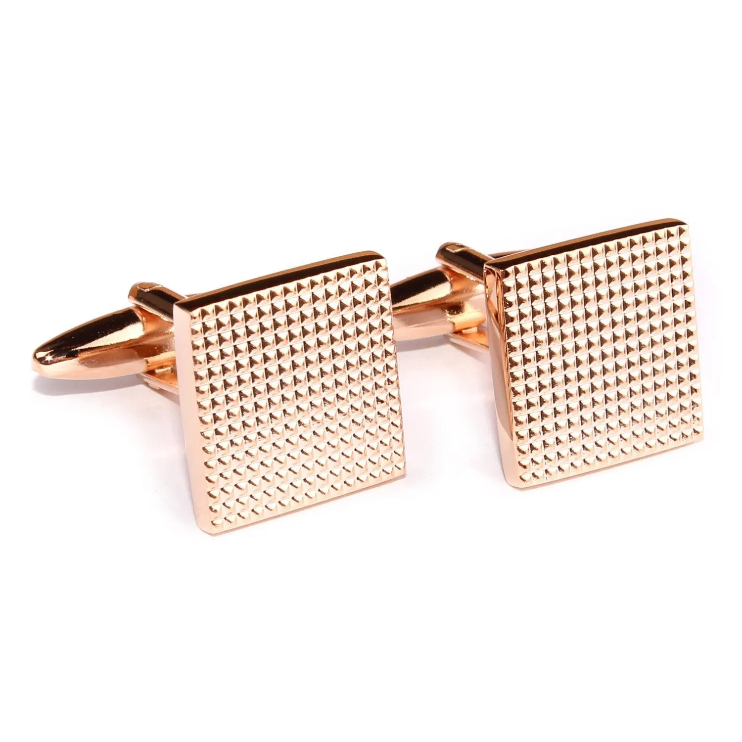 Square Studded Rose Gold Cufflinks sold by OTAA product image thumbnail 2