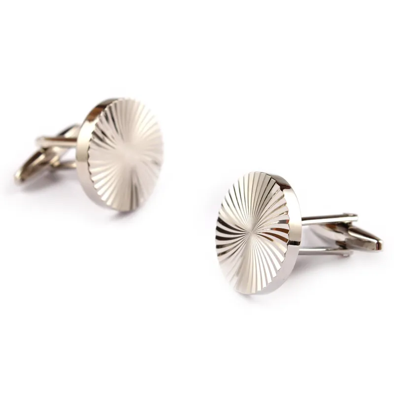 Spiral Circle Cufflinks made by OTAA