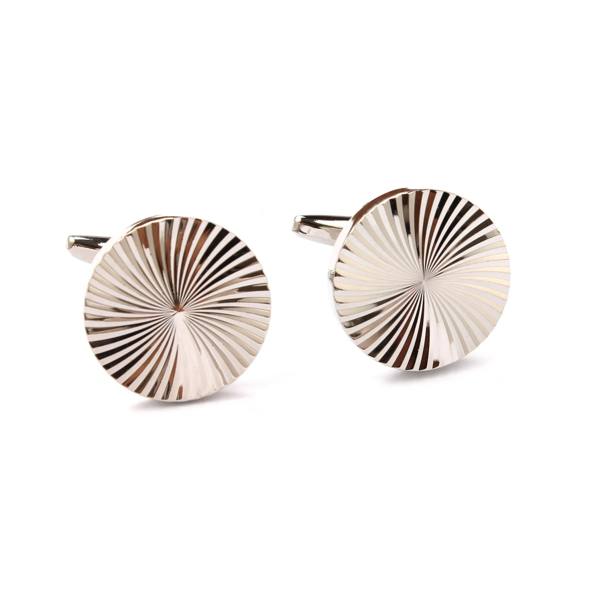 Spiral Circle Cufflinks sold by OTAA product image thumbnail 2
