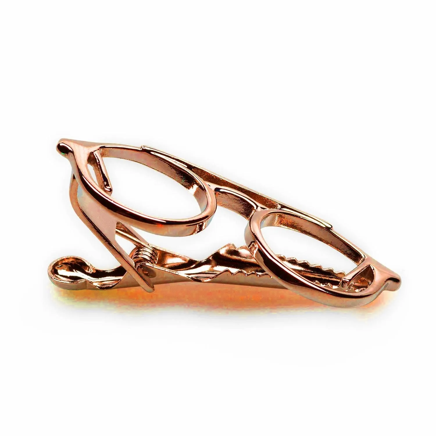 Rose Gold Glasses Tie Bar sold by OTAA product image thumbnail 2