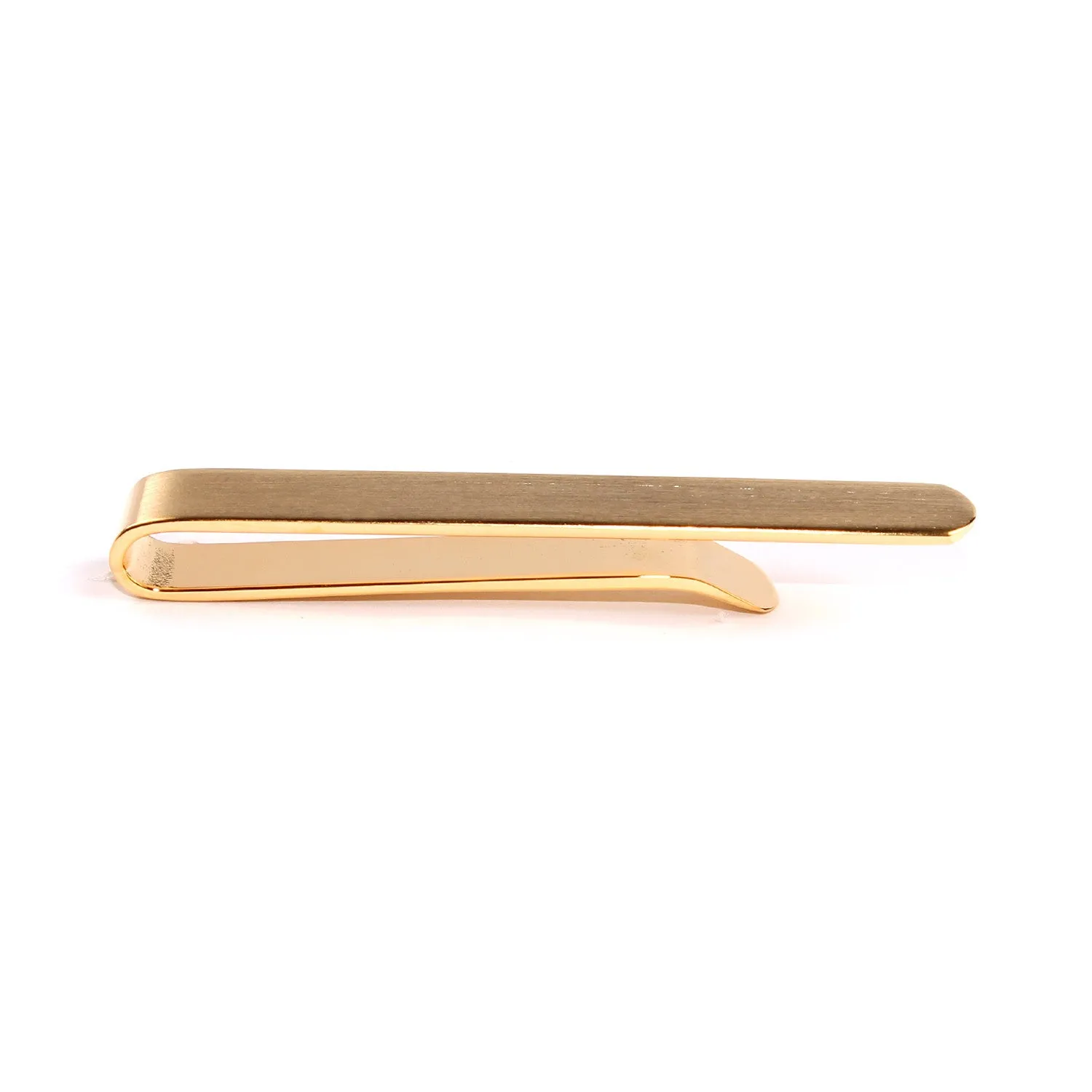 Brushed Gold Round Clasp Tie Bar sold by OTAA product image thumbnail 2
