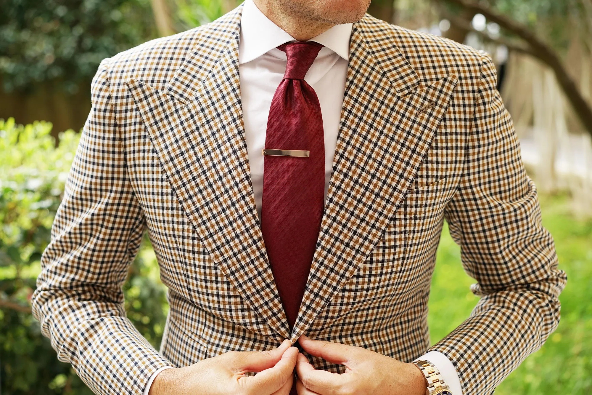 Shining Rose Gold Tie Bar sold by OTAA product image thumbnail 4