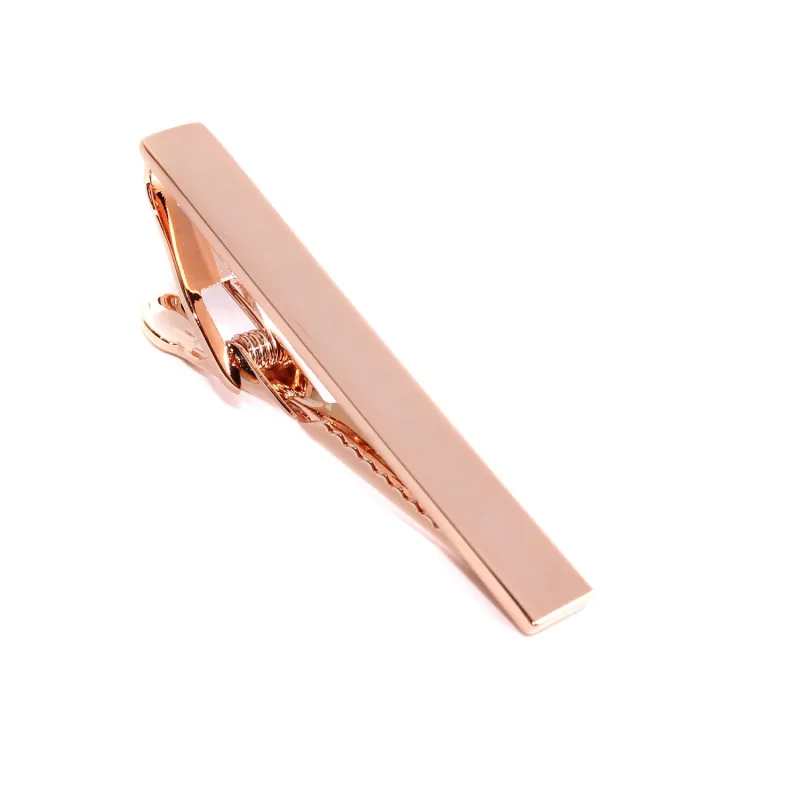 Shining Rose Gold Tie Bar made by OTAA