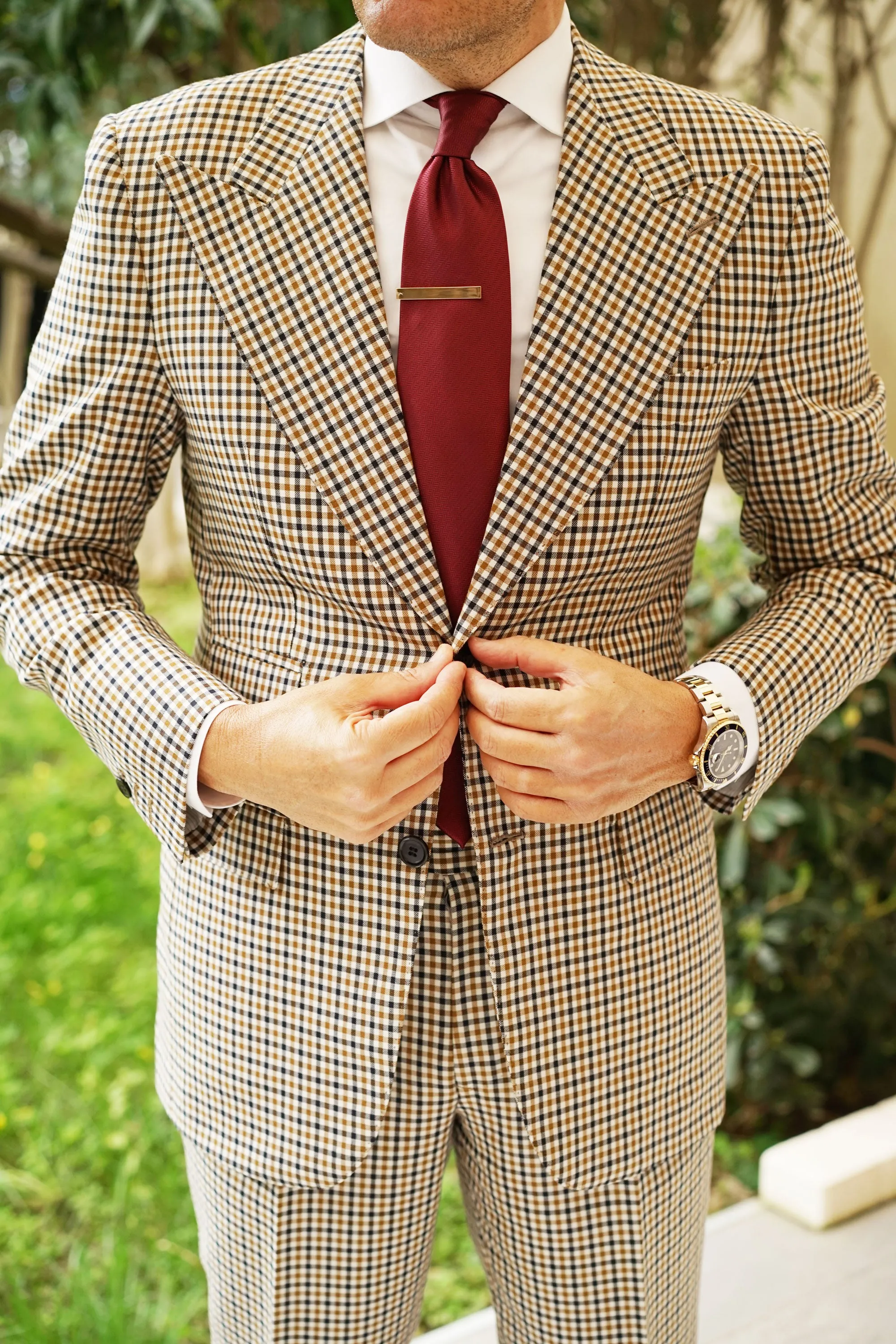 Shining Rose Gold Tie Bar sold by OTAA product image thumbnail 5