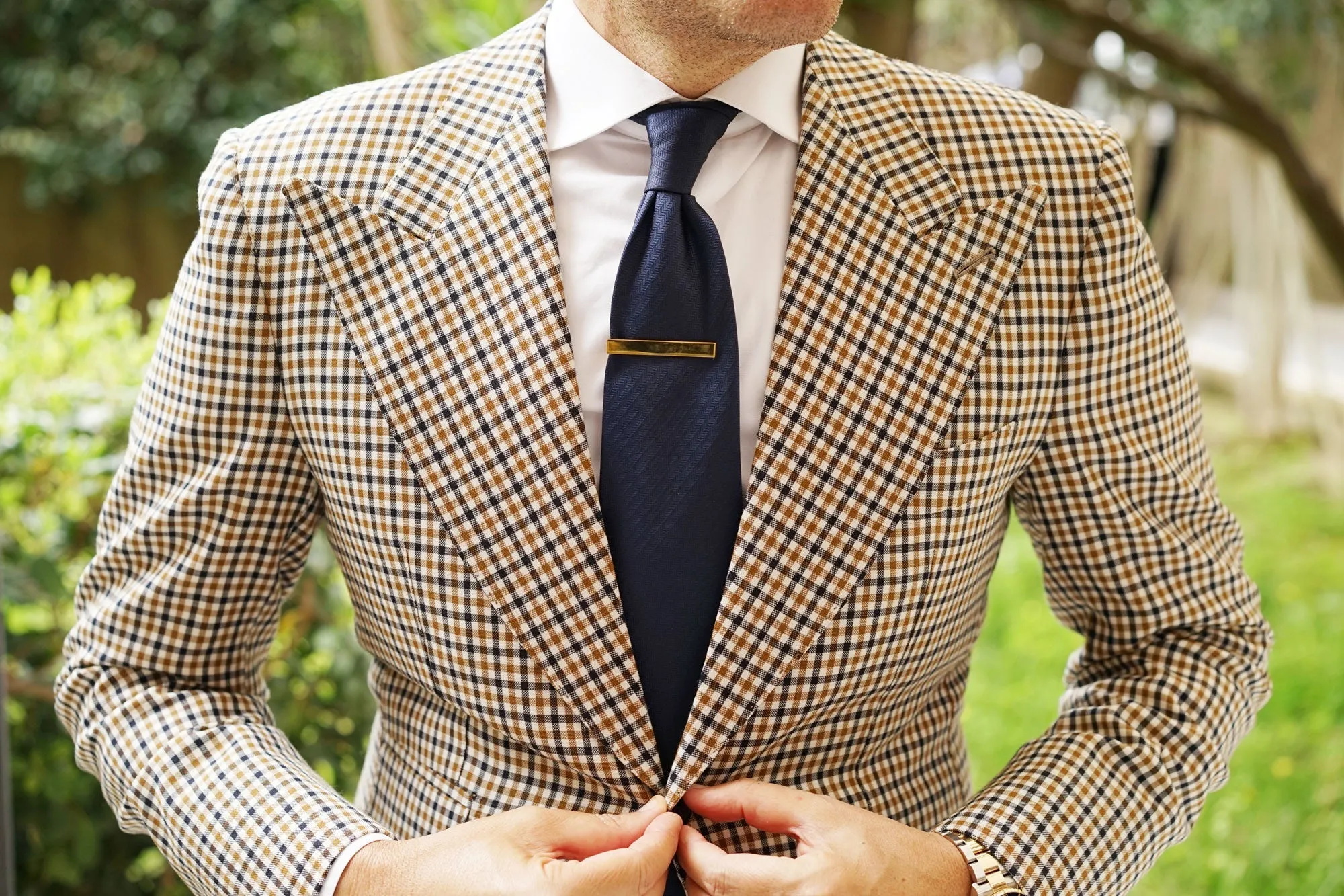 Shining Gold Tie Bar sold by OTAA product image thumbnail 4