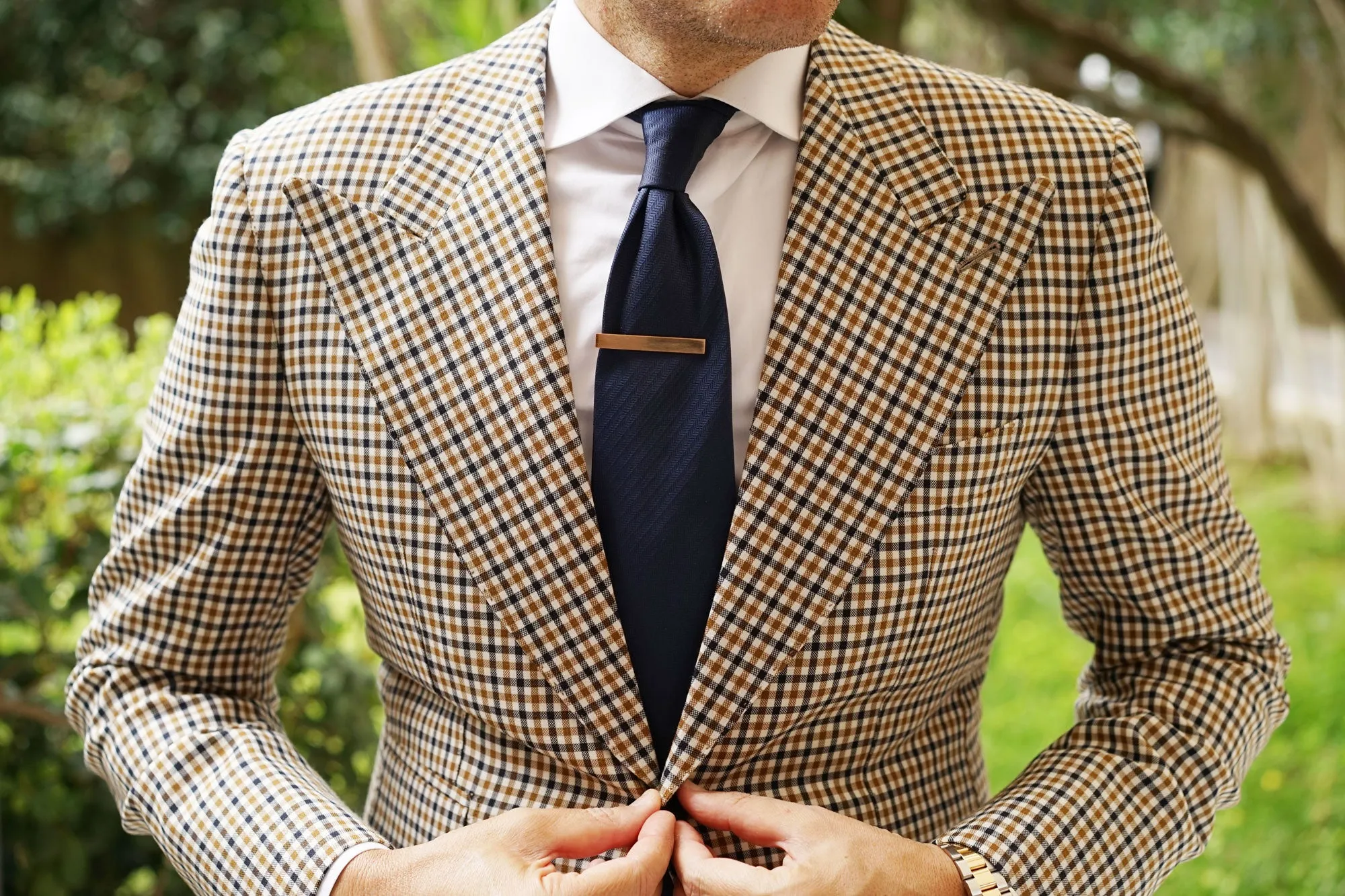 Brushed Rose Gold Tie Bar sold by OTAA product image thumbnail 4