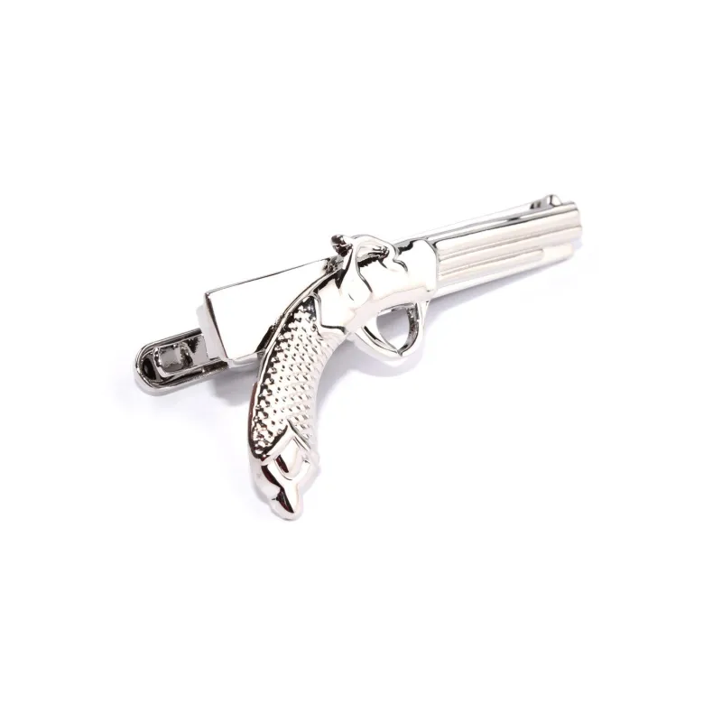 The Revolver Silver Tie Bar made by OTAA