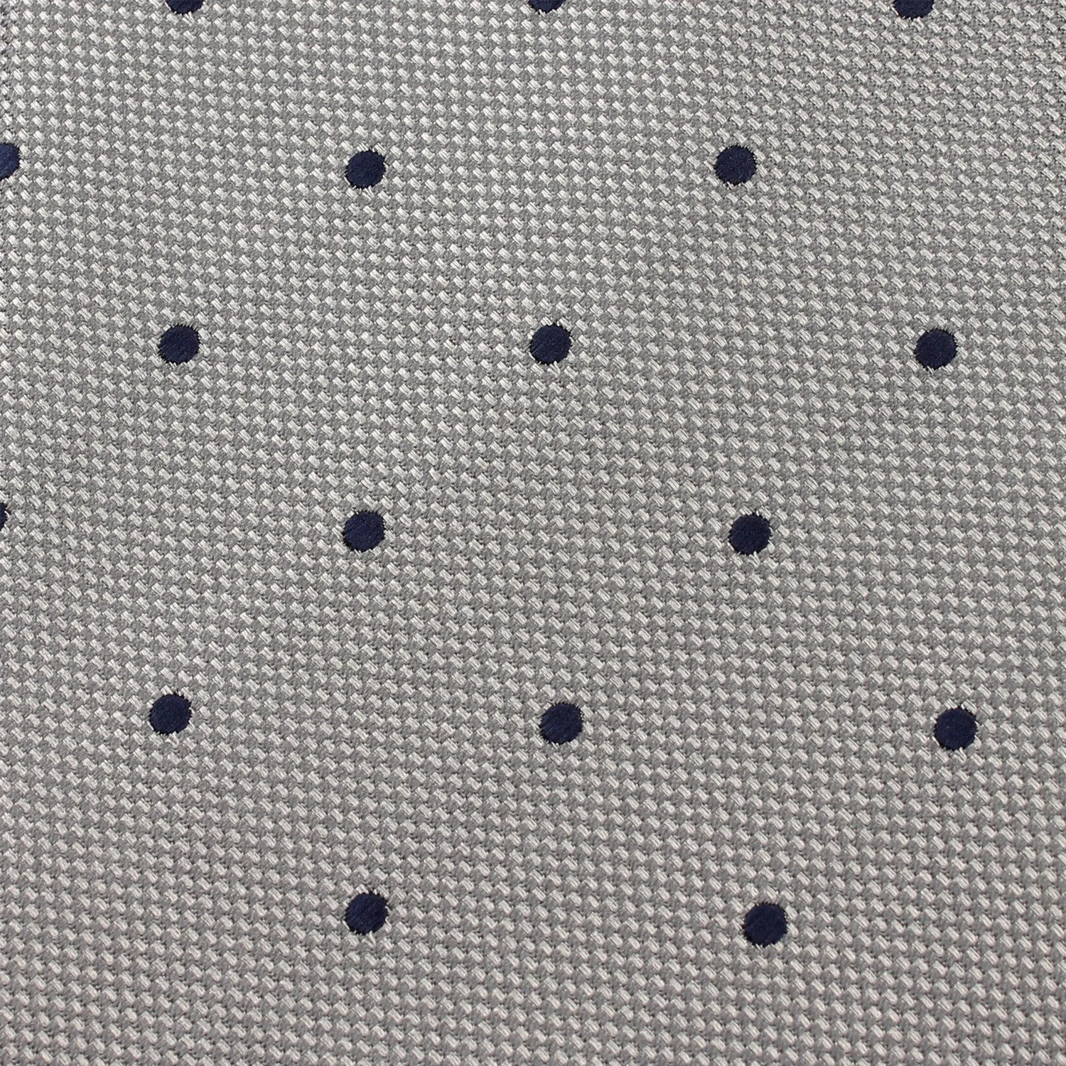 Grey with Navy Blue Polka Dots Tie sold by OTAA product image thumbnail 3
