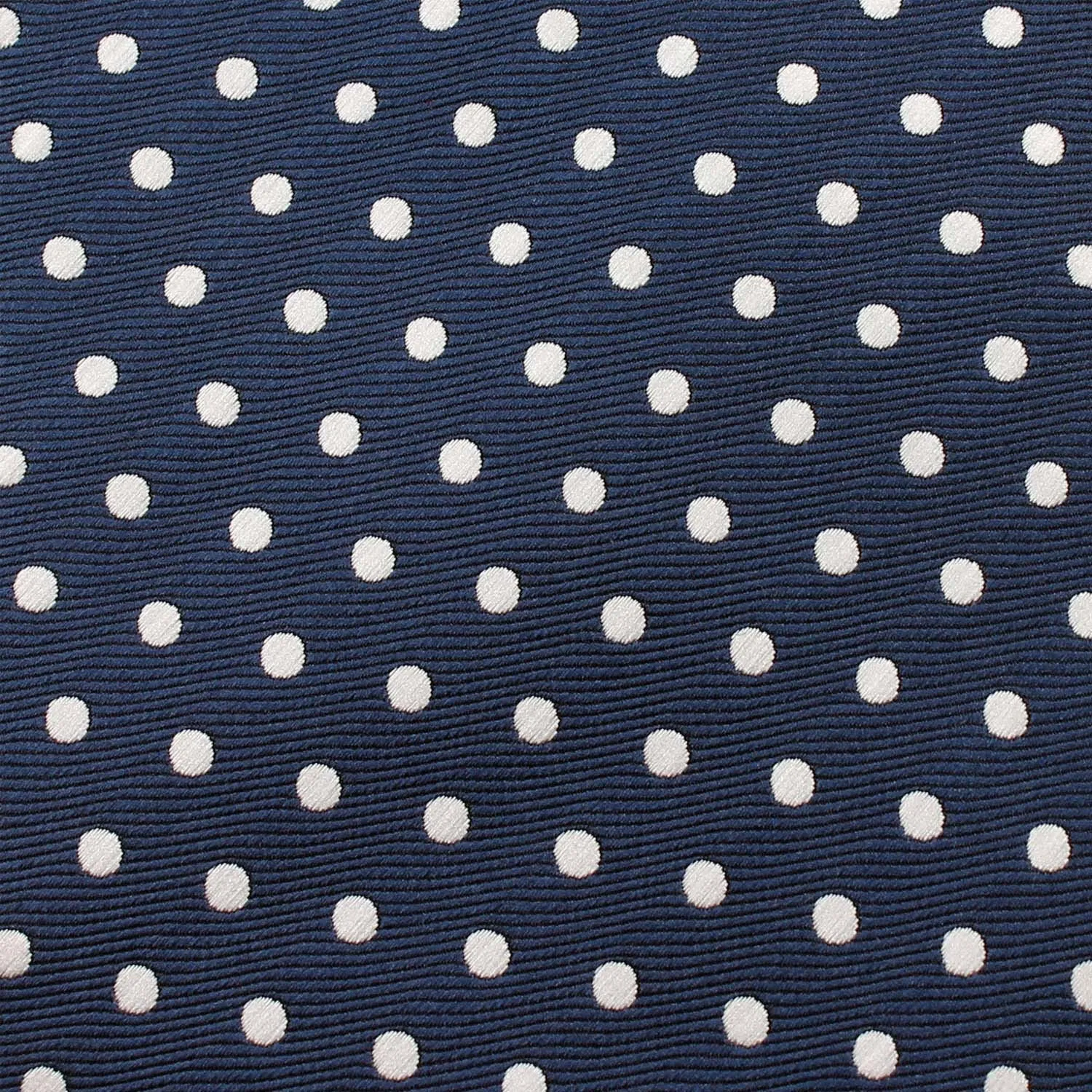 Royal Navy Blue Polka Dots Skinny Tie sold by OTAA product image thumbnail 4