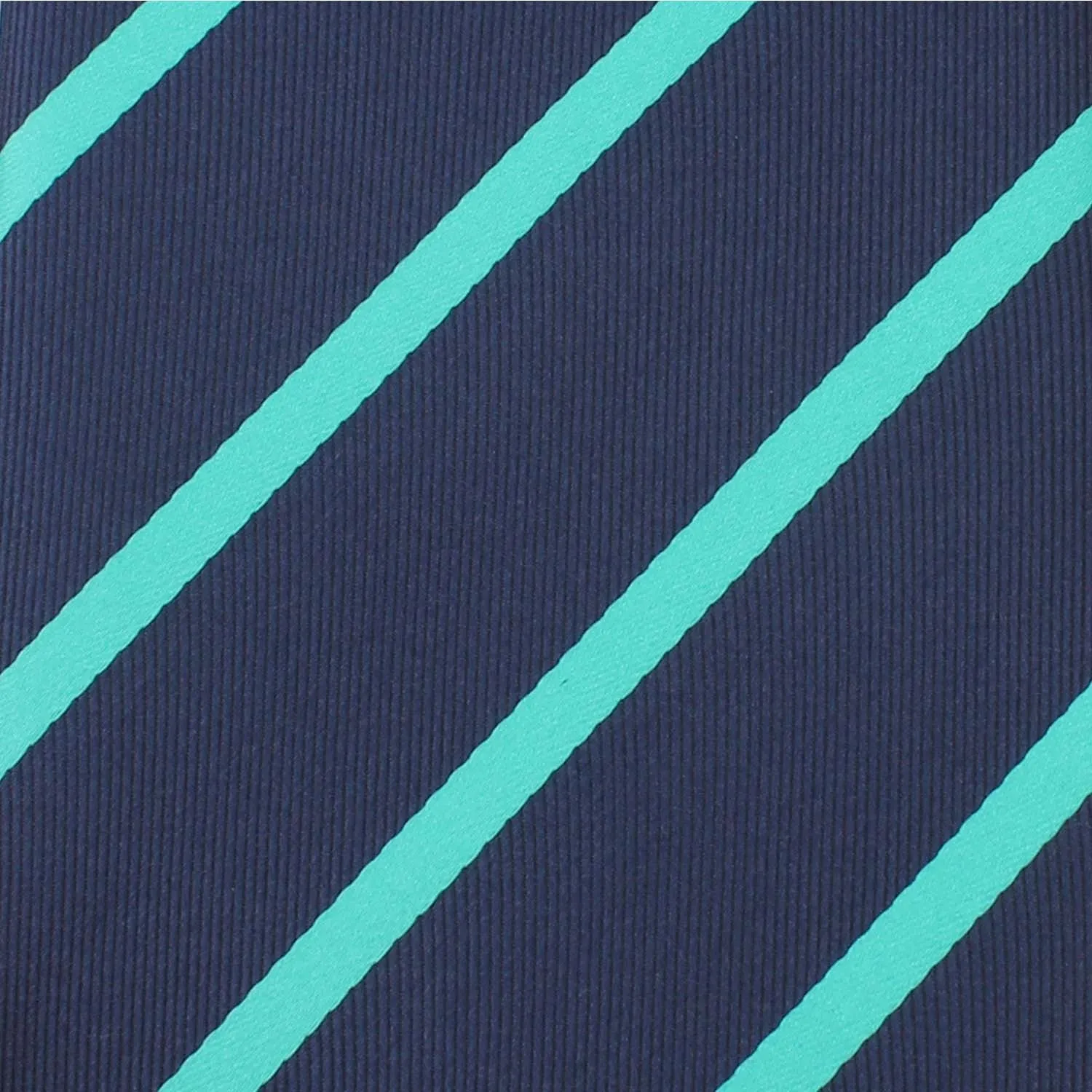 Navy Blue Pocket Square with Striped Light Blue sold by OTAA product image thumbnail 2