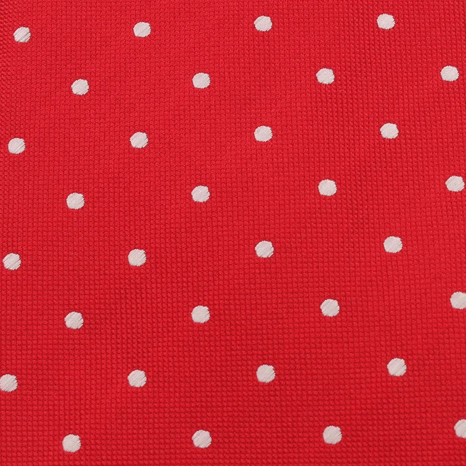 Red with White Polka Dots Pocket Square sold by OTAA product image thumbnail 2