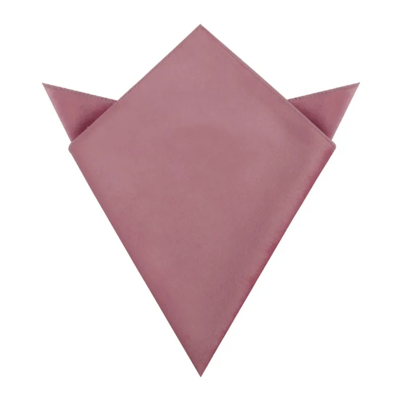 Nude Pink Velvet Pocket Square made by OTAA