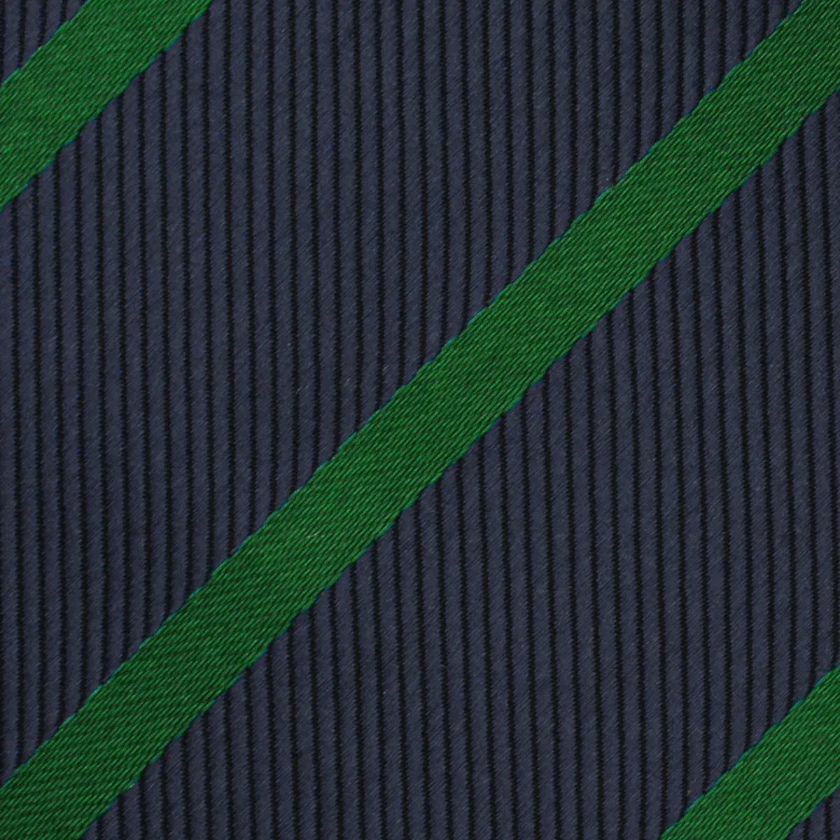 Brunswick Green Striped Pocket Square sold by OTAA product image thumbnail 2
