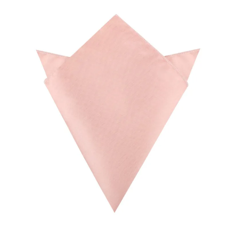Peach Slub Pocket Square made by OTAA