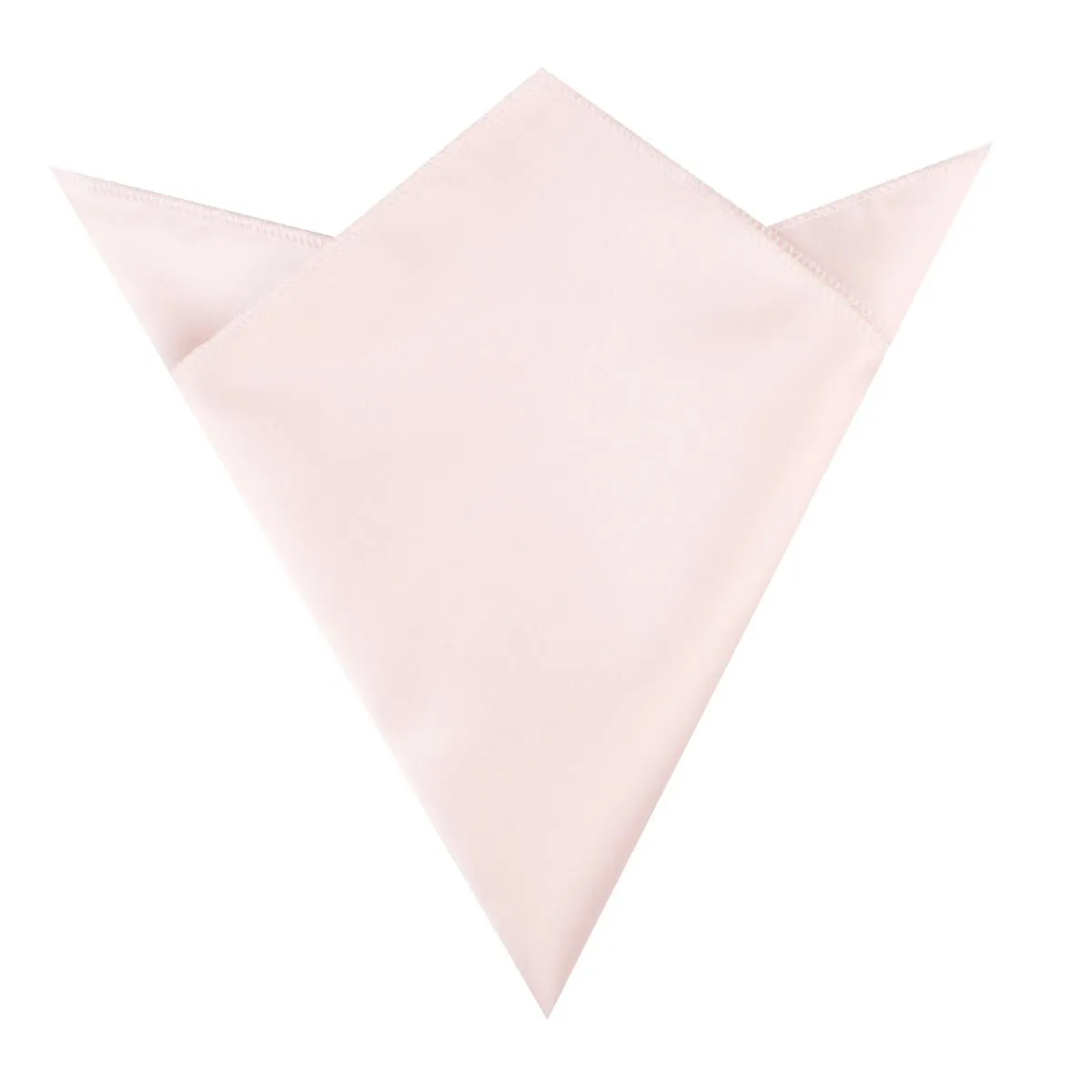 Nude Pink Satin Pocket Square sold by OTAA
