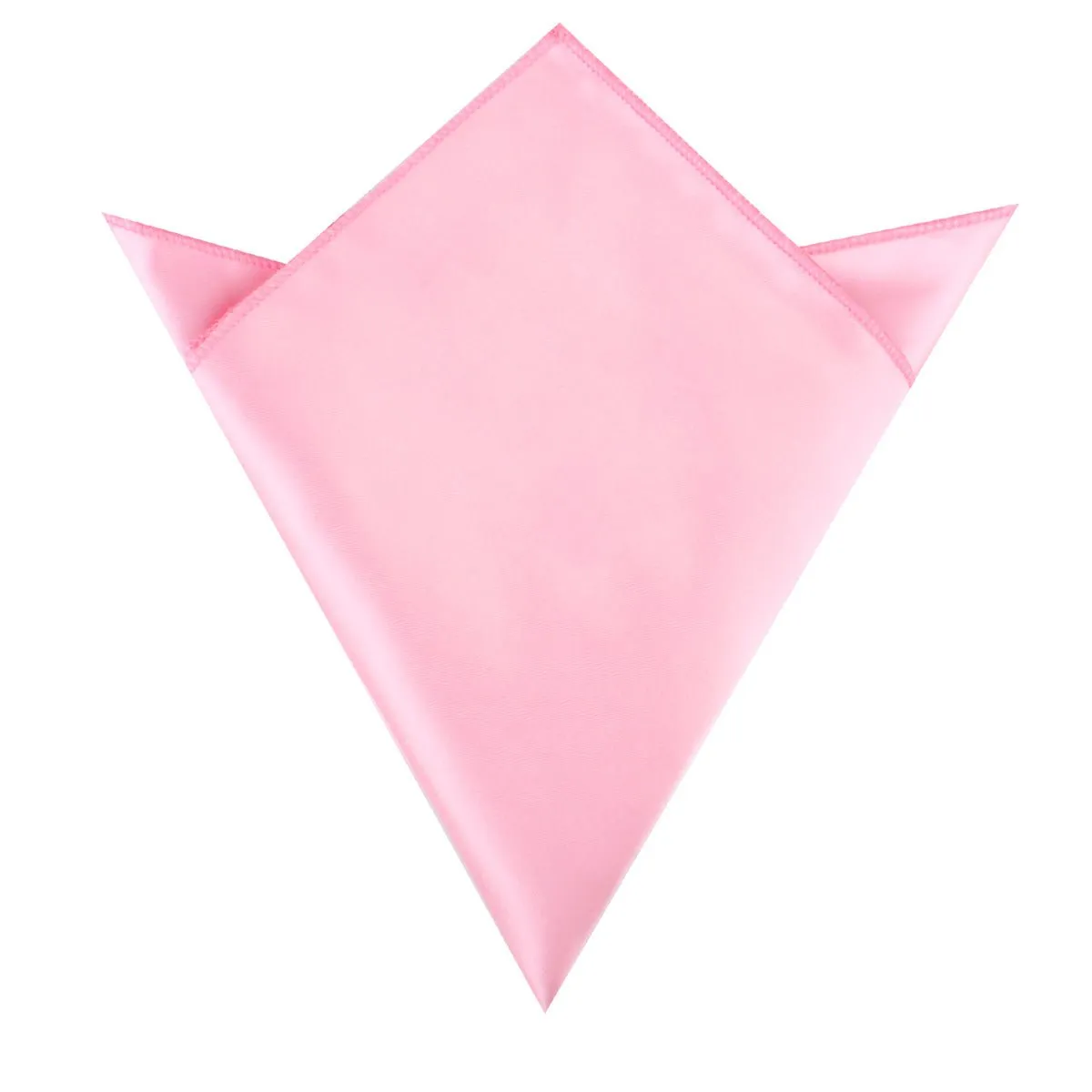Rose Pink Satin Pocket Square sold by OTAA