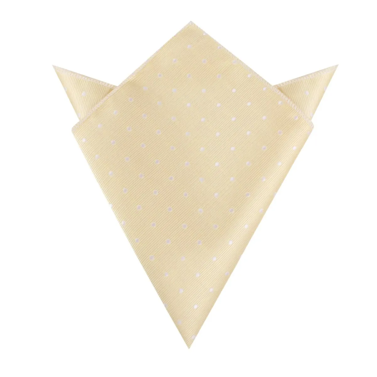 Champagne Polka Dot Pocket Square sold by OTAA