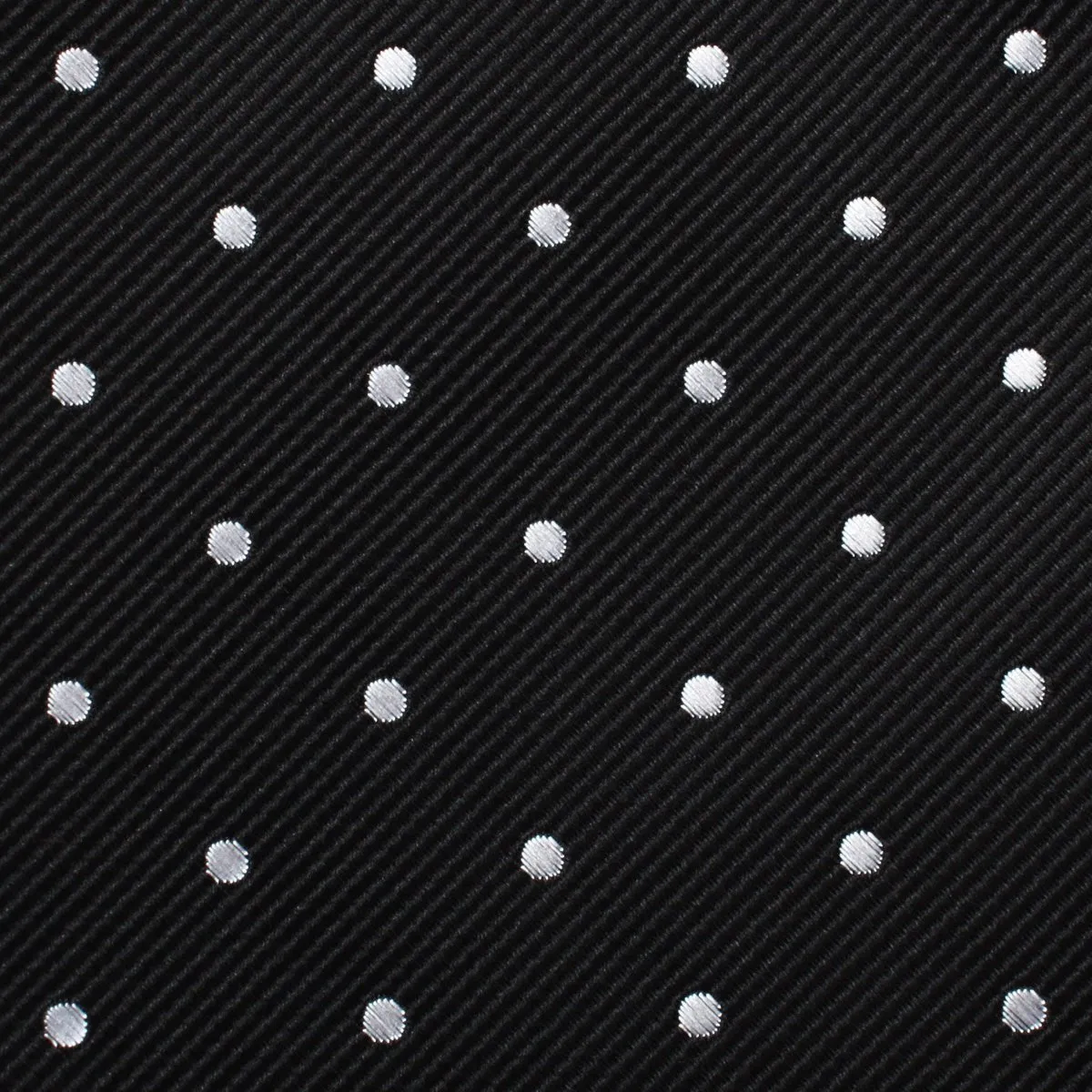 Bond Black Polka Dots Pocket Square sold by OTAA product image thumbnail 2