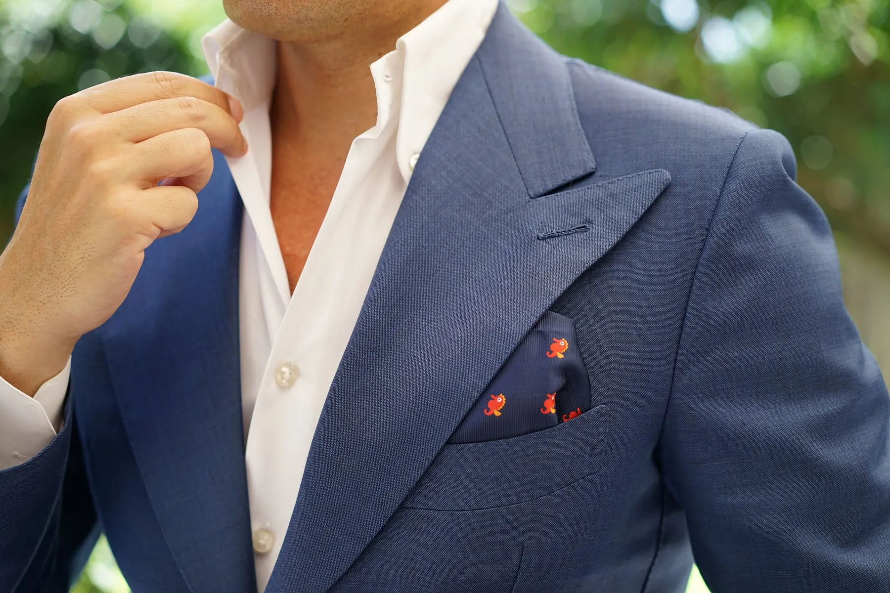 Juno The Seahorse Pocket Square sold by OTAA product image thumbnail 5