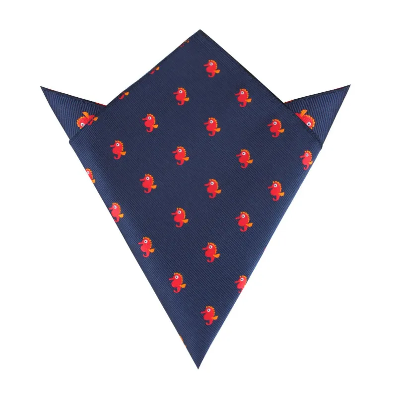 Juno The Seahorse Pocket Square made by OTAA