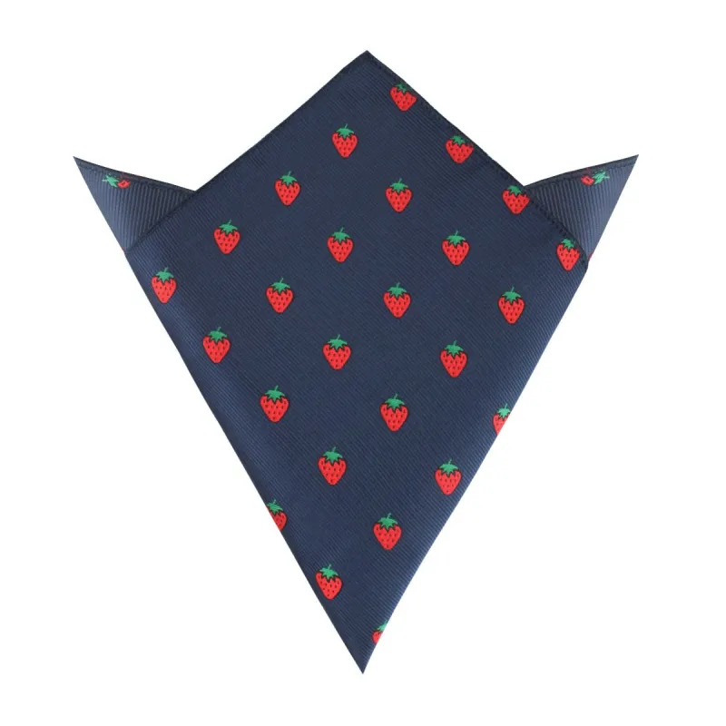 Strawberry Pocket Square made by OTAA