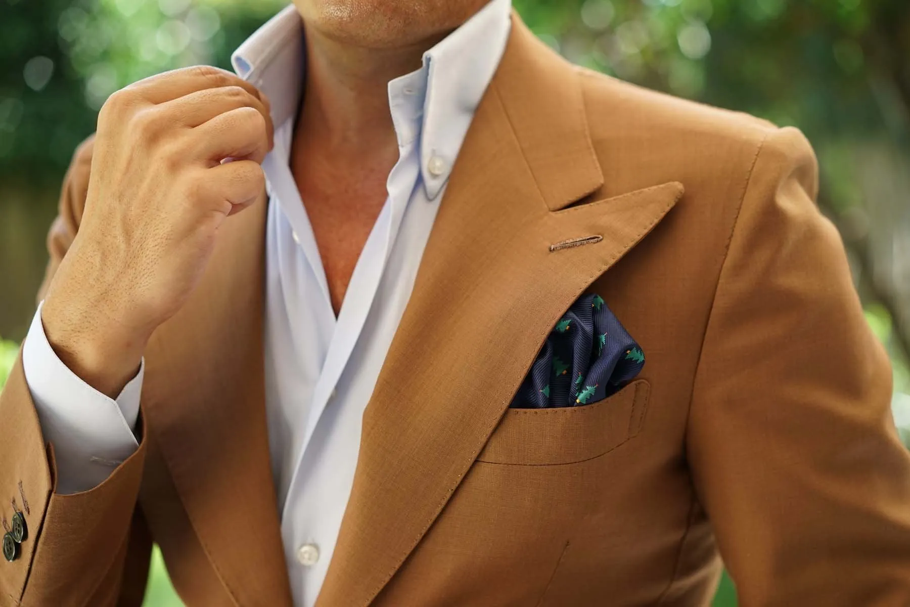 Christmas Tree Pocket Square sold by OTAA product image thumbnail 5