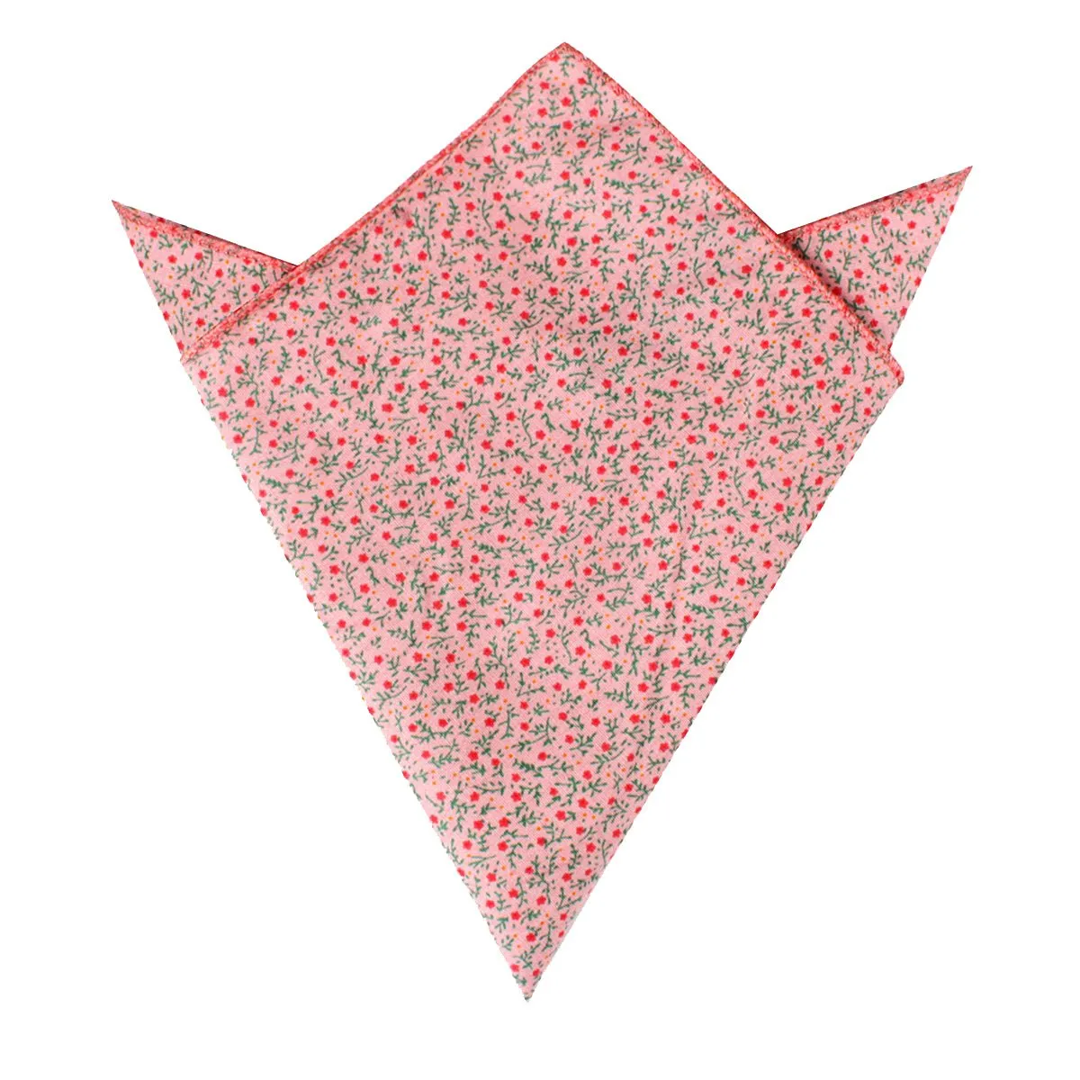 Houston Pink Floral Pocket Square sold by OTAA