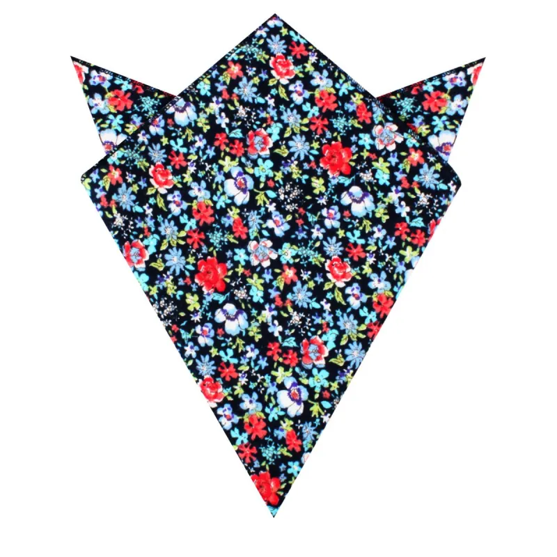 Hawaiian Floral Pocket Square made by OTAA