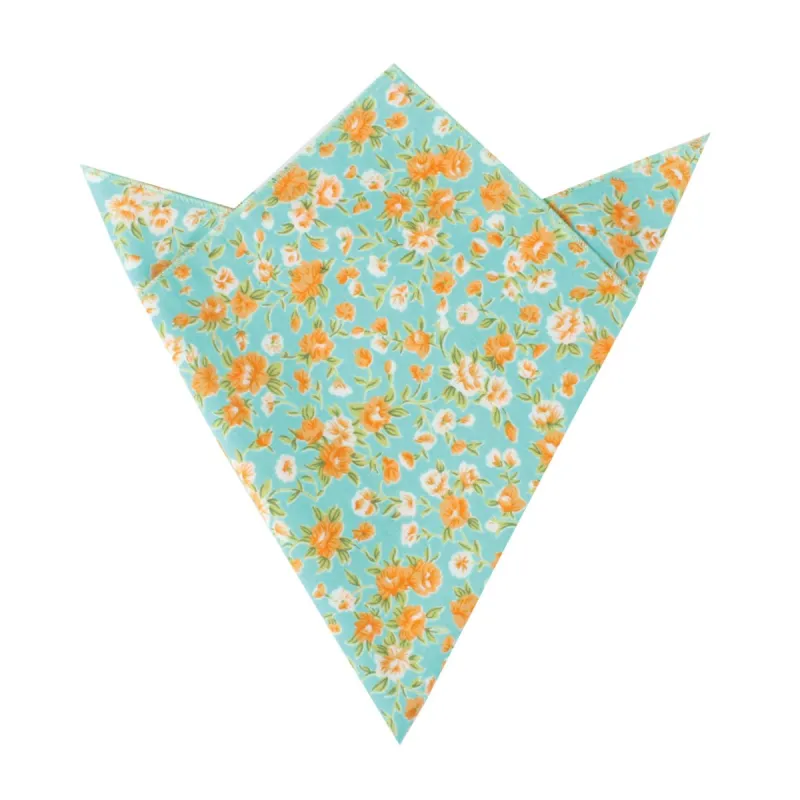 Monaco Floral Pocket Square made by OTAA
