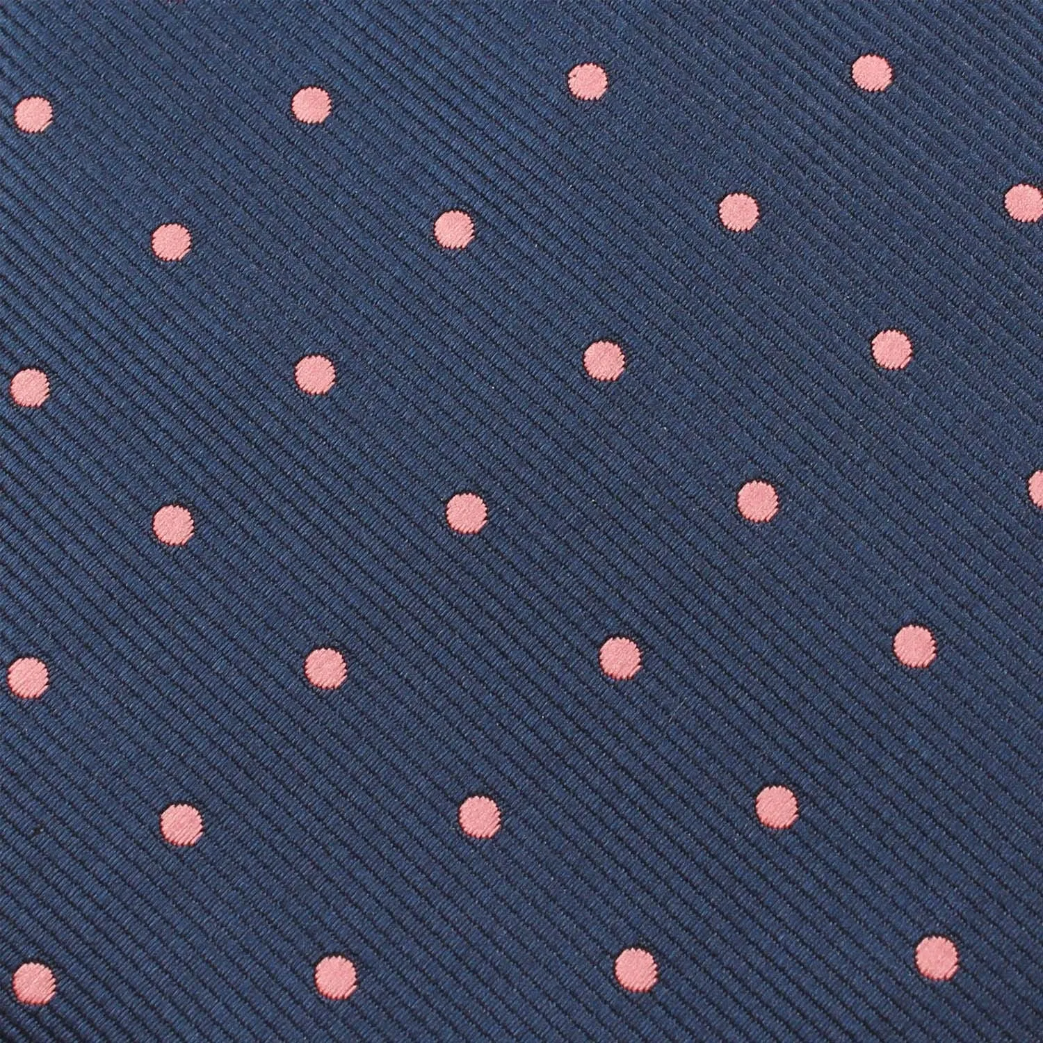 Navy Blue with Pink Polka Dots - Pocket Square sold by OTAA product image thumbnail 2