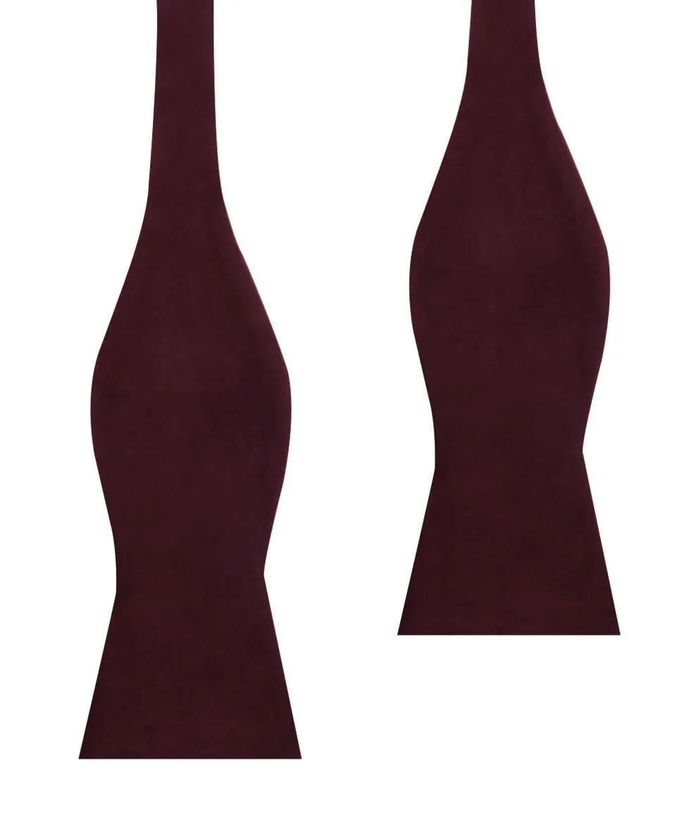Bond Burgundy Velvet Self Bow Tie sold by OTAA