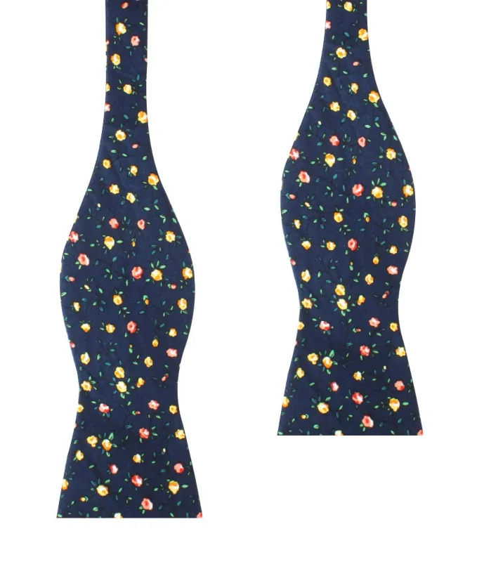 Paris Floral Self Bow Tie made by OTAA