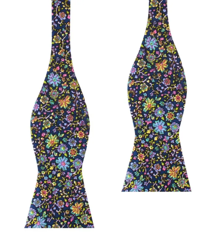 Tomba di Dante Floral Self Bow Tie made by OTAA