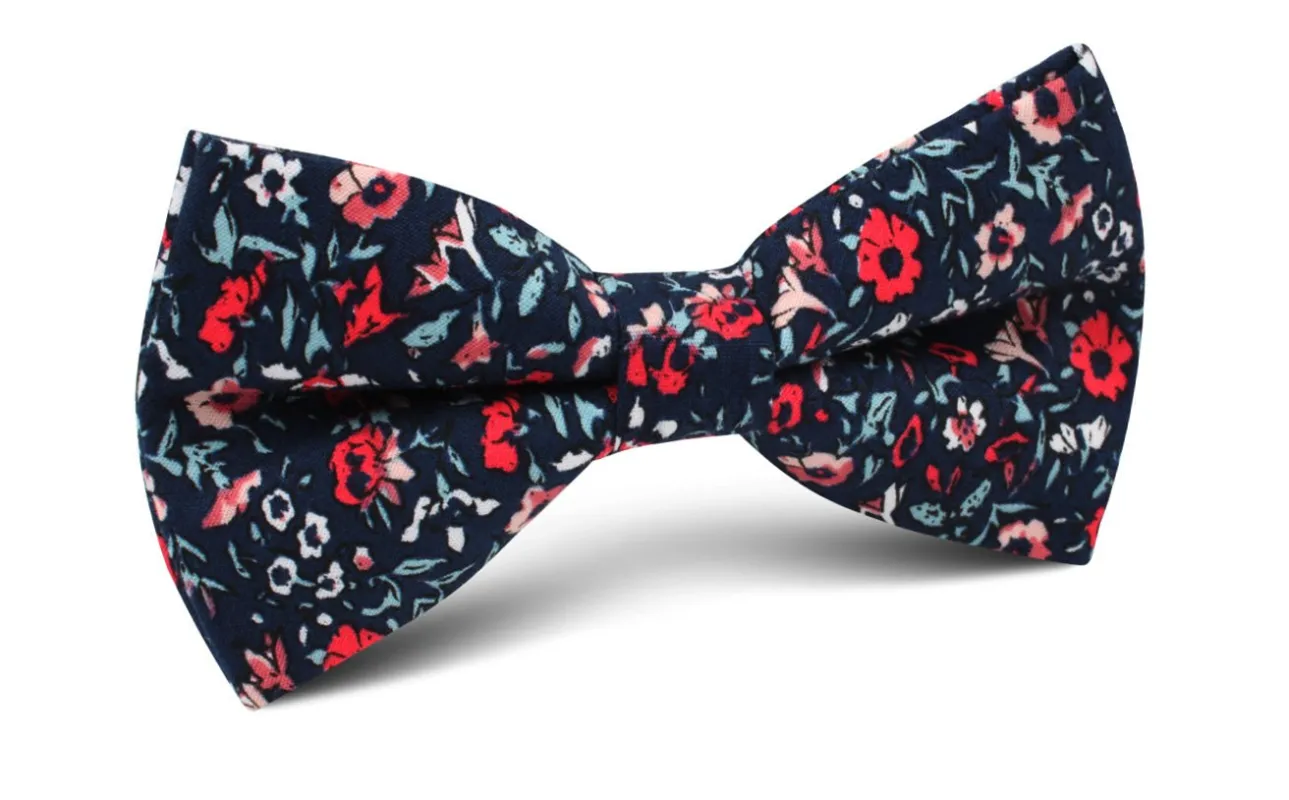 Lisbon Floral Bow Tie made by OTAA