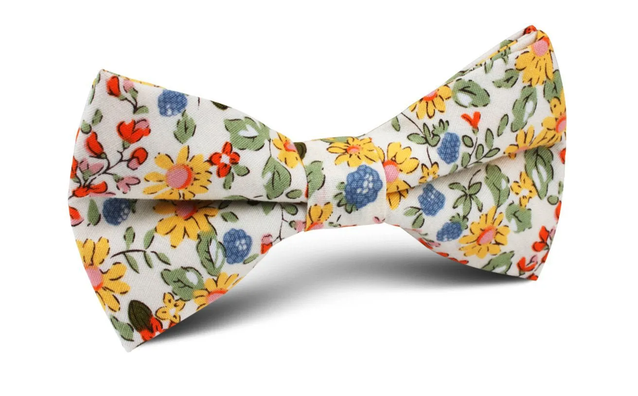 Belle Danser Floral Bow Tie sold by OTAA