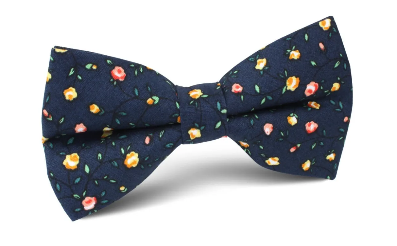 Paris Floral Bow Tie made by OTAA
