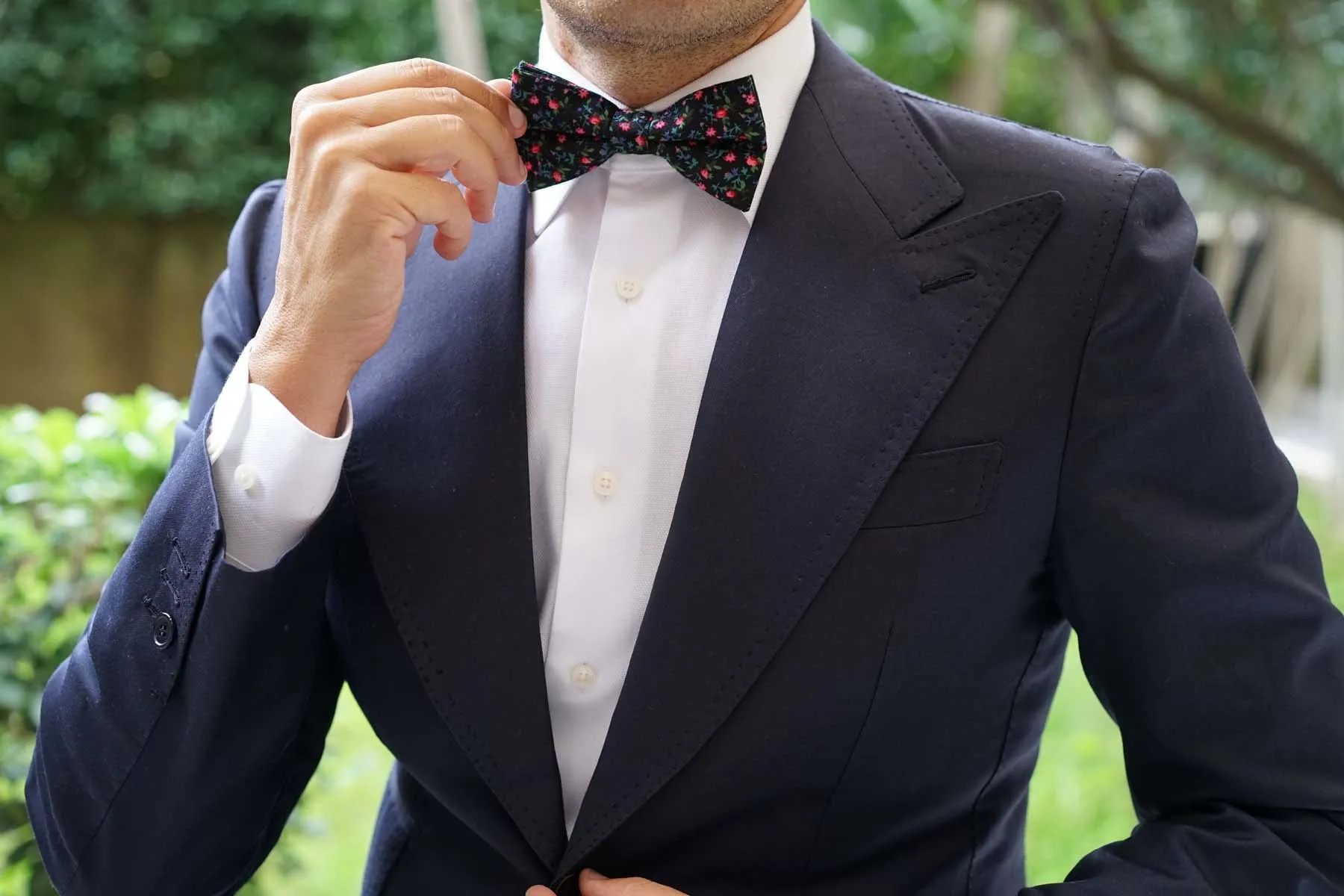Kenrokuen Japanese Flower Bow Tie sold by OTAA product image thumbnail 3
