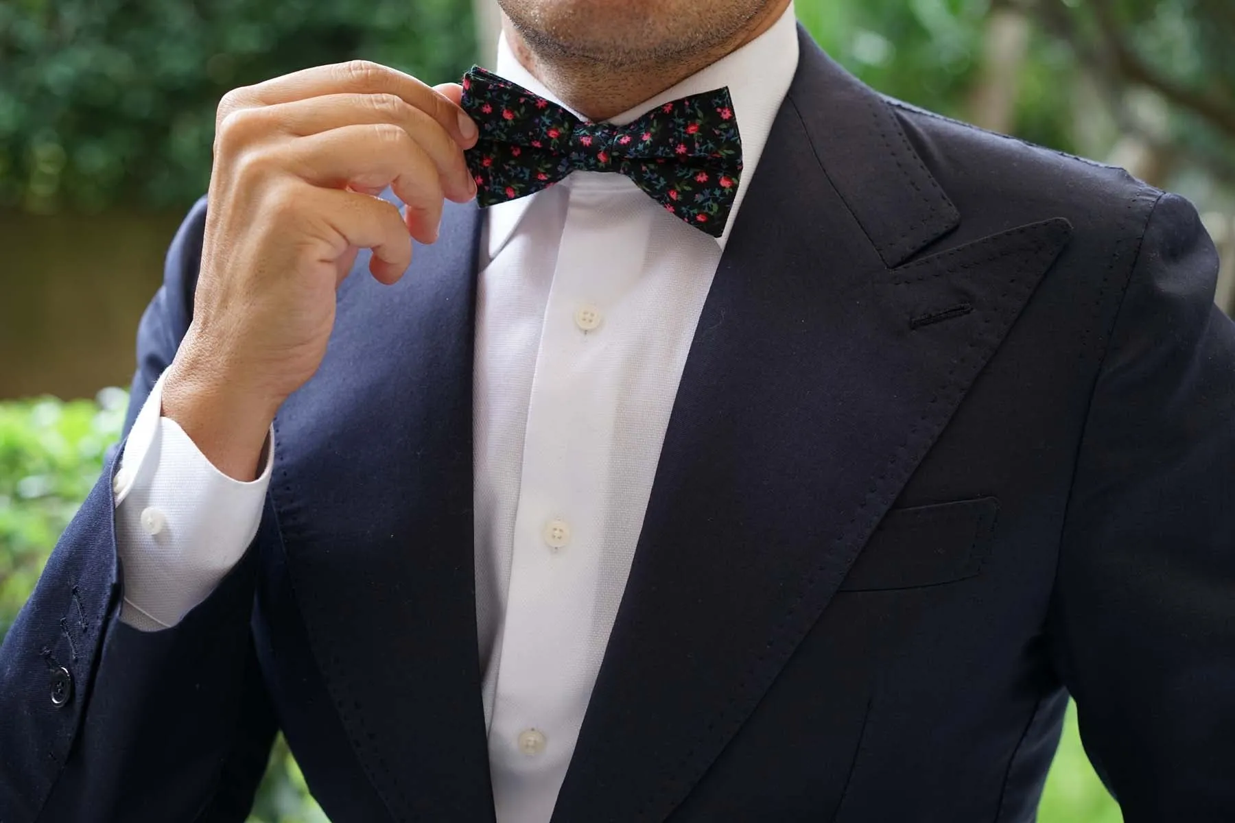 Kenrokuen Japanese Flower Bow Tie sold by OTAA product image thumbnail 5