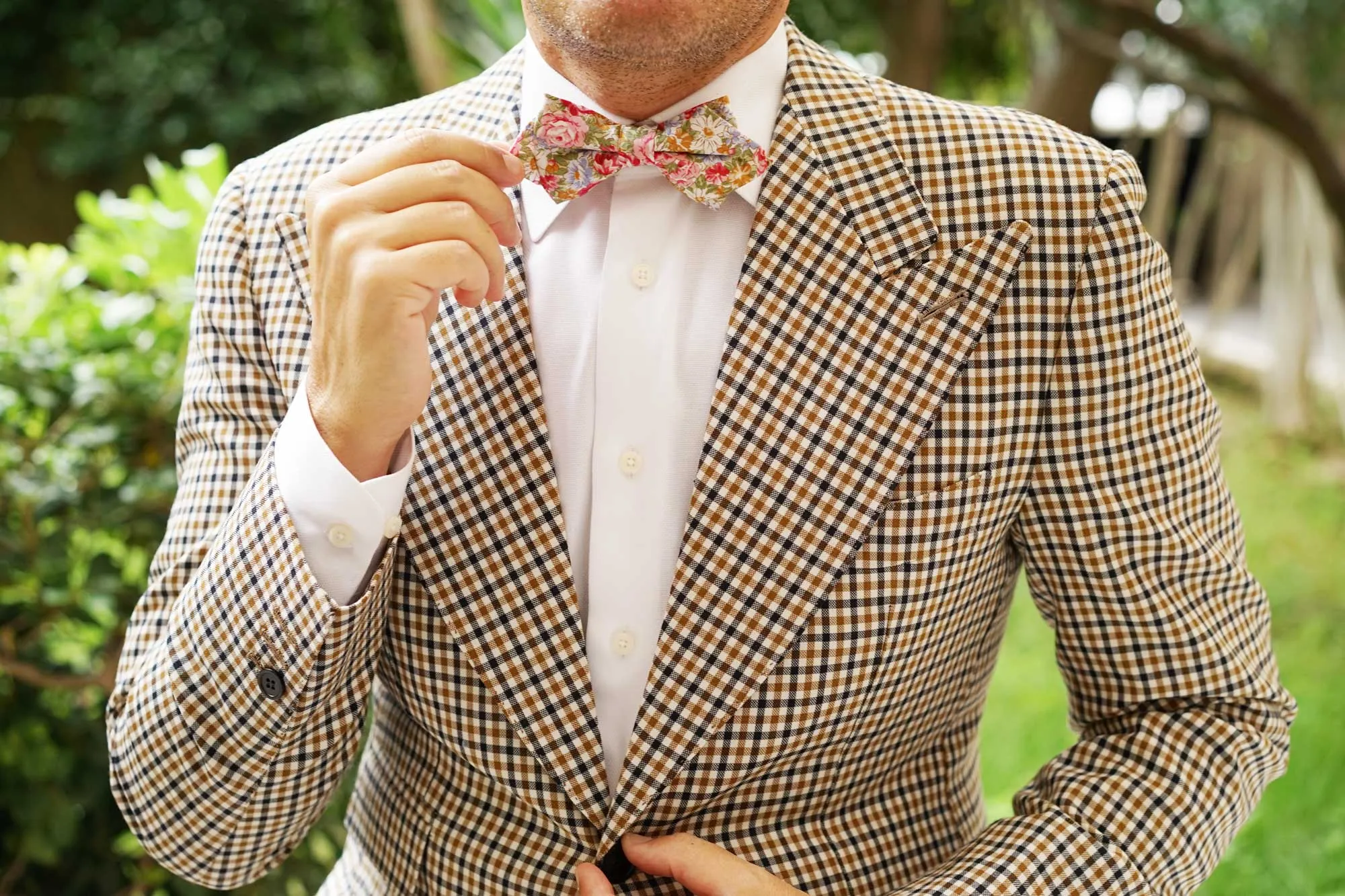 Daisy Floral Diamond Bow Tie sold by OTAA product image thumbnail 5