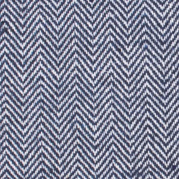Navy Blue Herringbone Linen Diamond Bow Tie sold by OTAA product image thumbnail 2